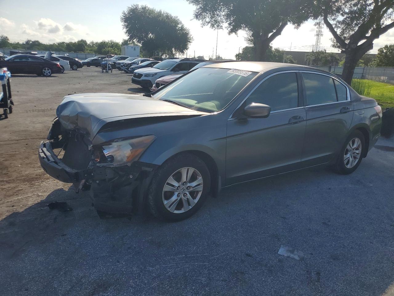 2008 Honda Accord Lxp Gray vin: JHMCP26458C013804