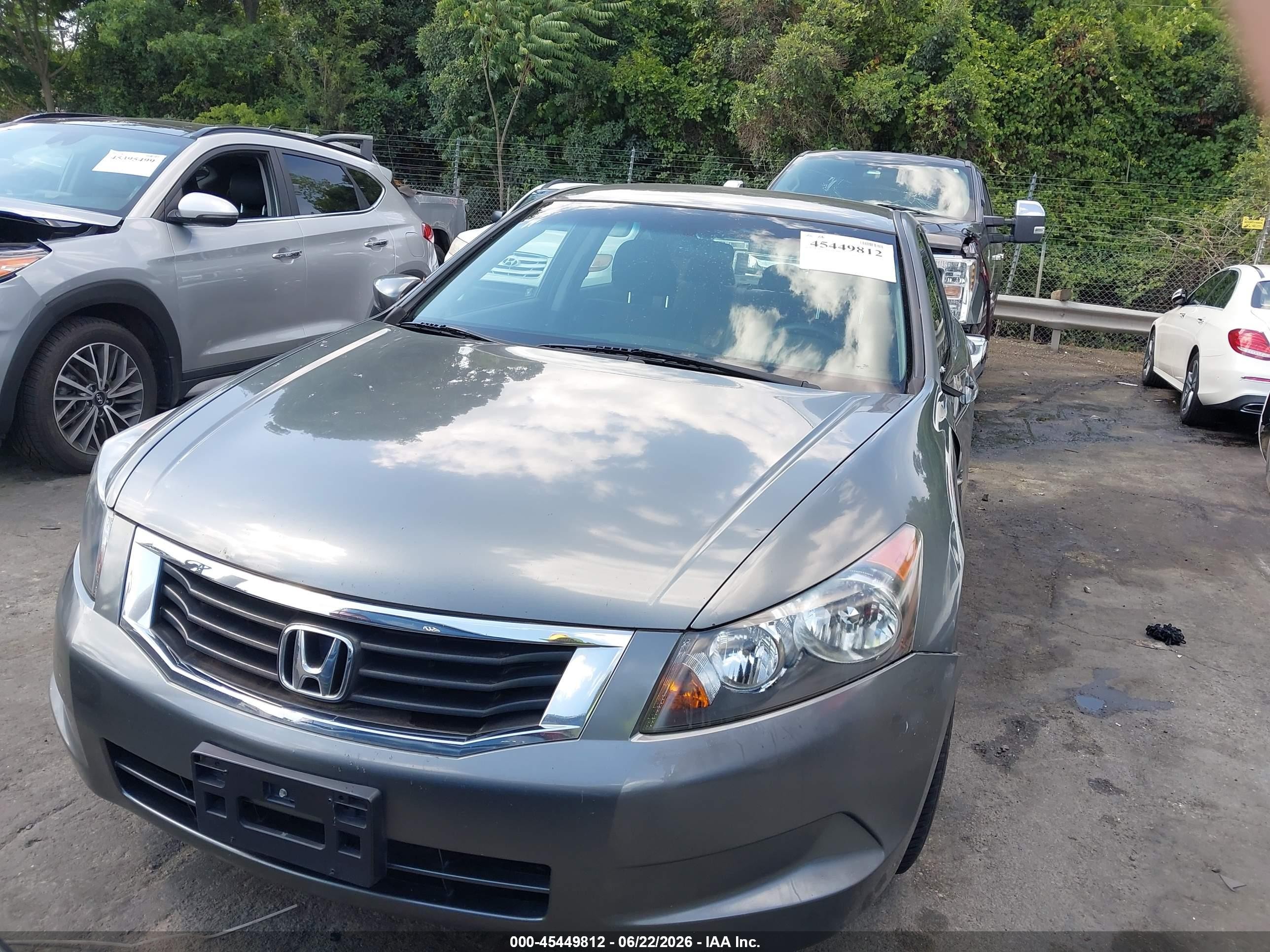 2008 Honda Accord 2.4 Lx-p Gray vin: JHMCP26458C034457