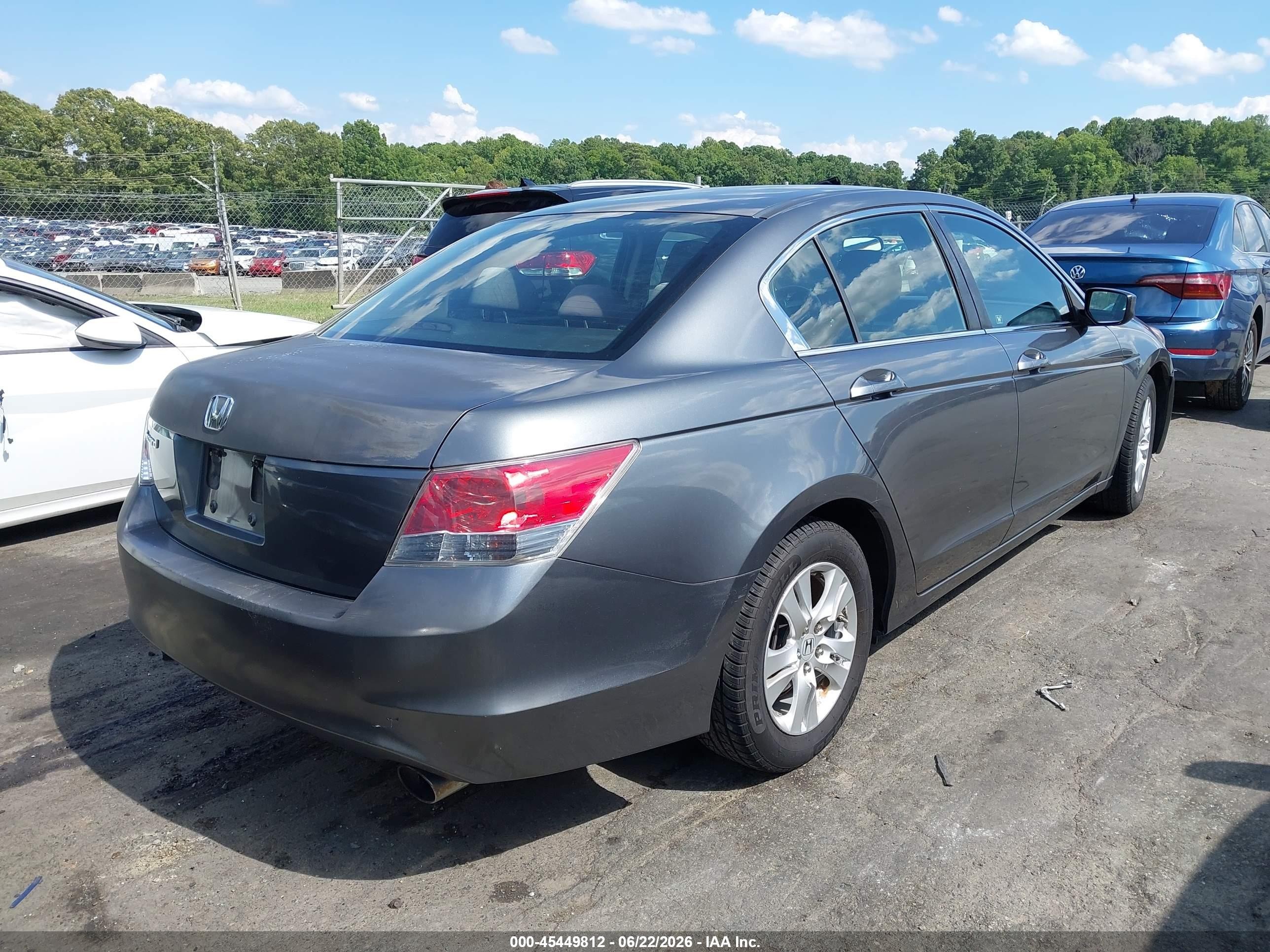 2008 Honda Accord 2.4 Lx-p Gray vin: JHMCP26458C034457