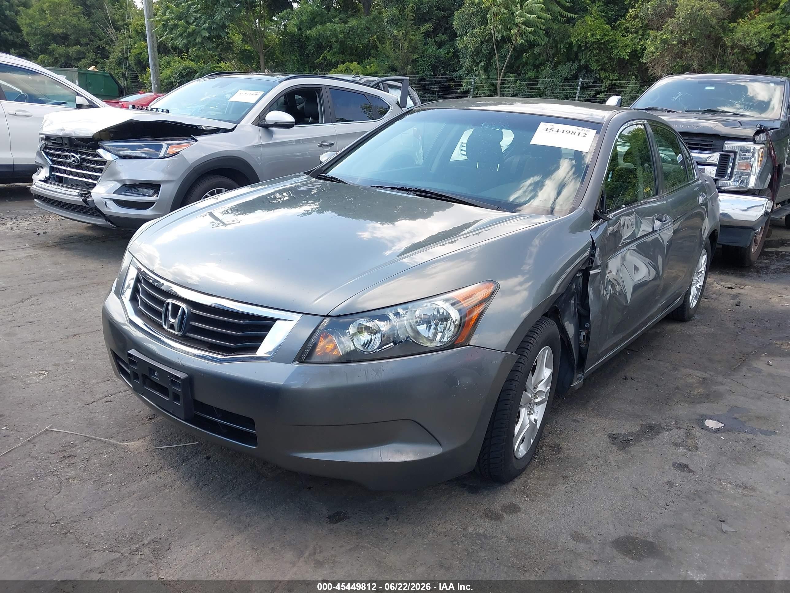 2008 Honda Accord 2.4 Lx-p Gray vin: JHMCP26458C034457