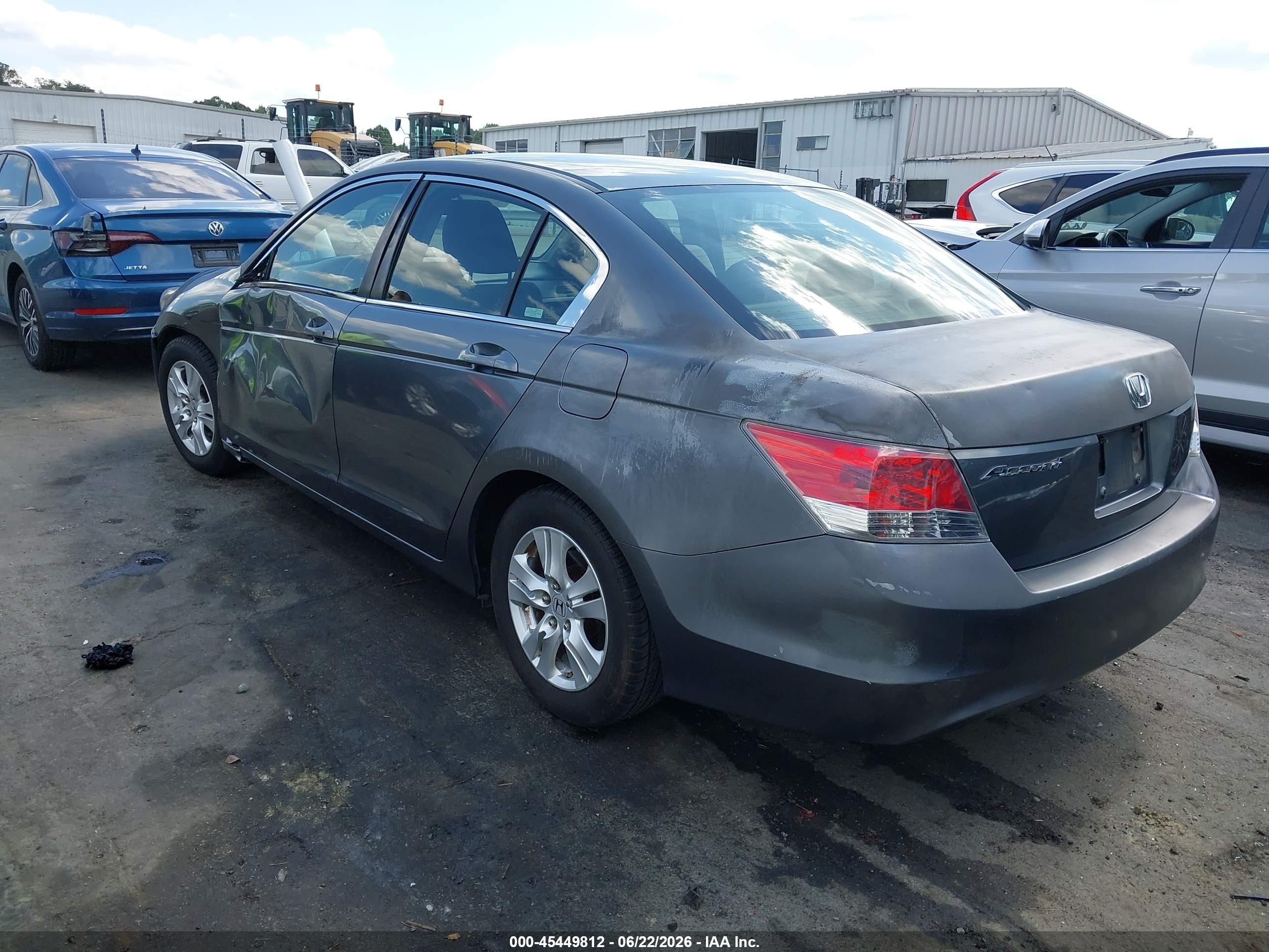 2008 Honda Accord 2.4 Lx-p Gray vin: JHMCP26458C034457
