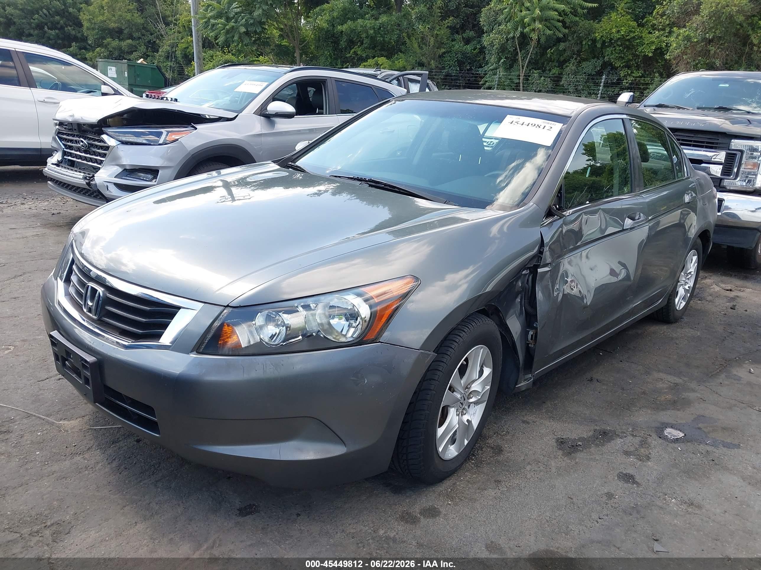 2008 Honda Accord 2.4 Lx-p Gray vin: JHMCP26458C034457
