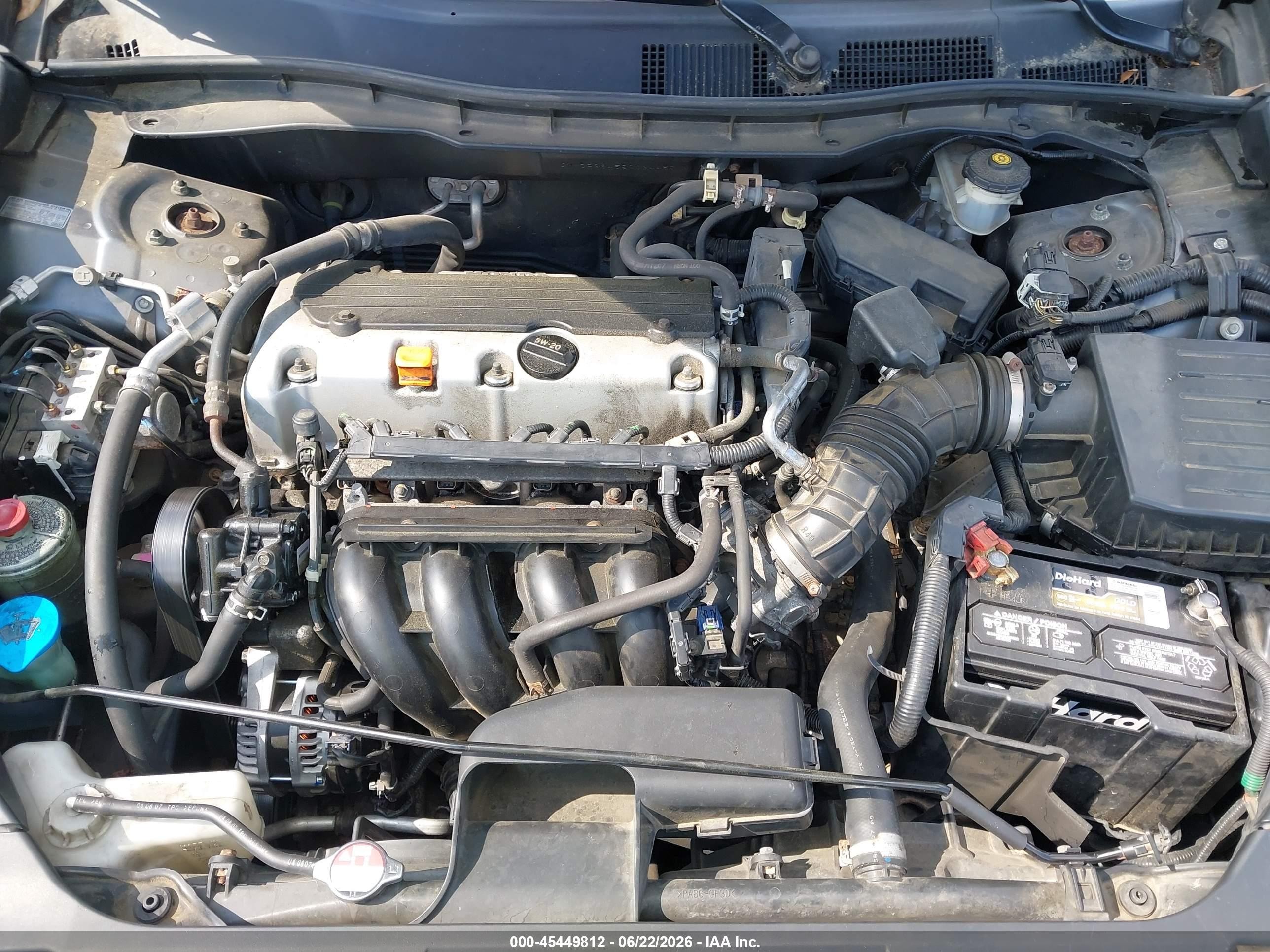 2008 Honda Accord 2.4 Lx-p Gray vin: JHMCP26458C034457