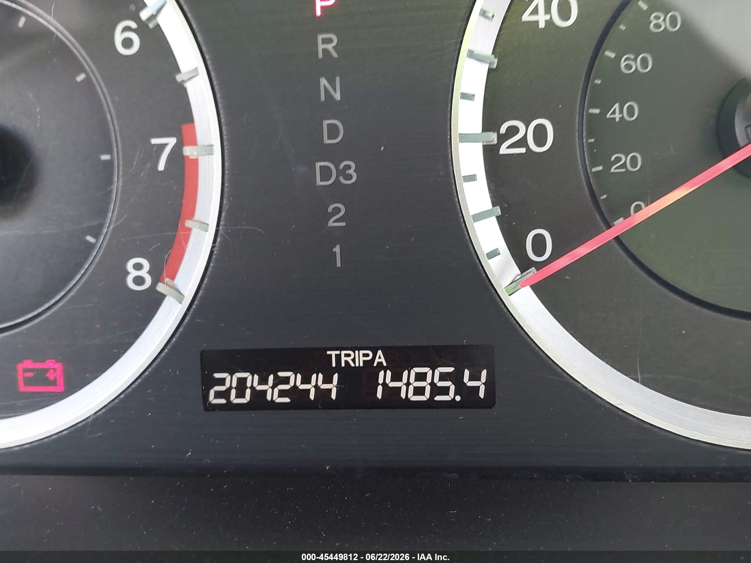 2008 Honda Accord 2.4 Lx-p Gray vin: JHMCP26458C034457