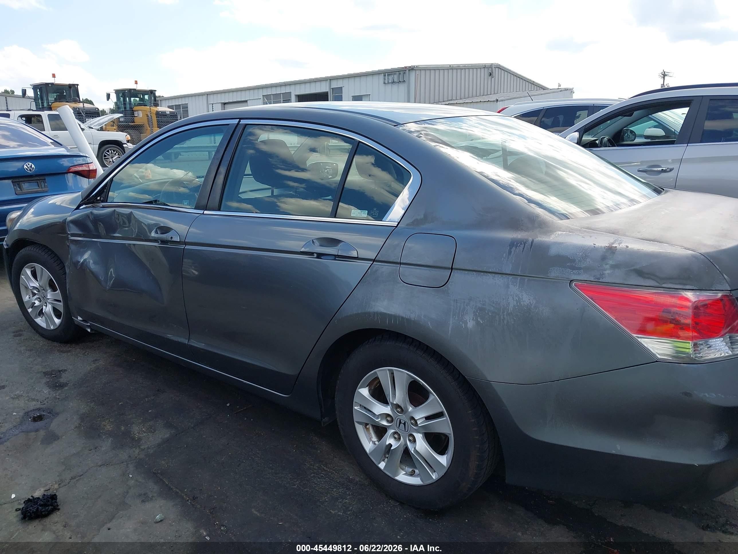 2008 Honda Accord 2.4 Lx-p Gray vin: JHMCP26458C034457