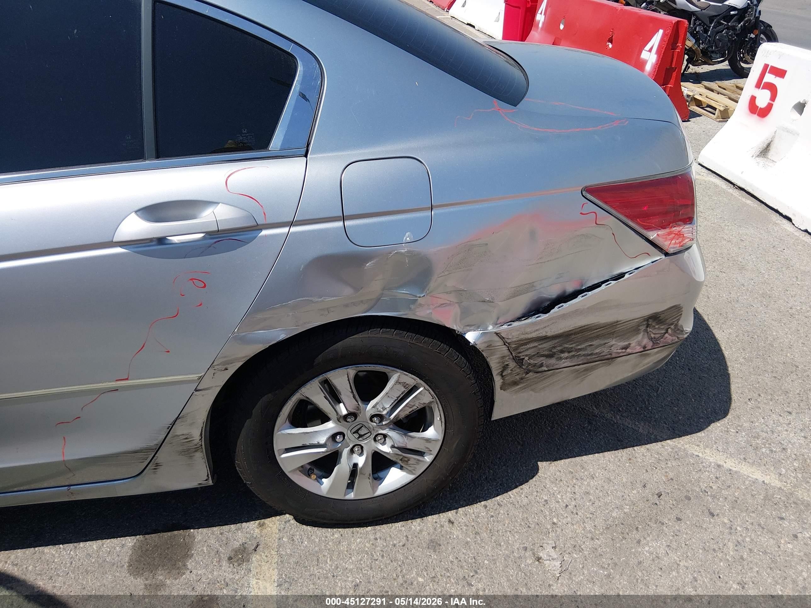 2008 Honda Accord 2.4 Lx-p Silver vin: JHMCP26458C040601