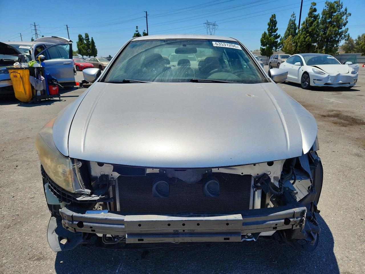 2009 Honda Accord Lxp Silver vin: JHMCP26459C007311