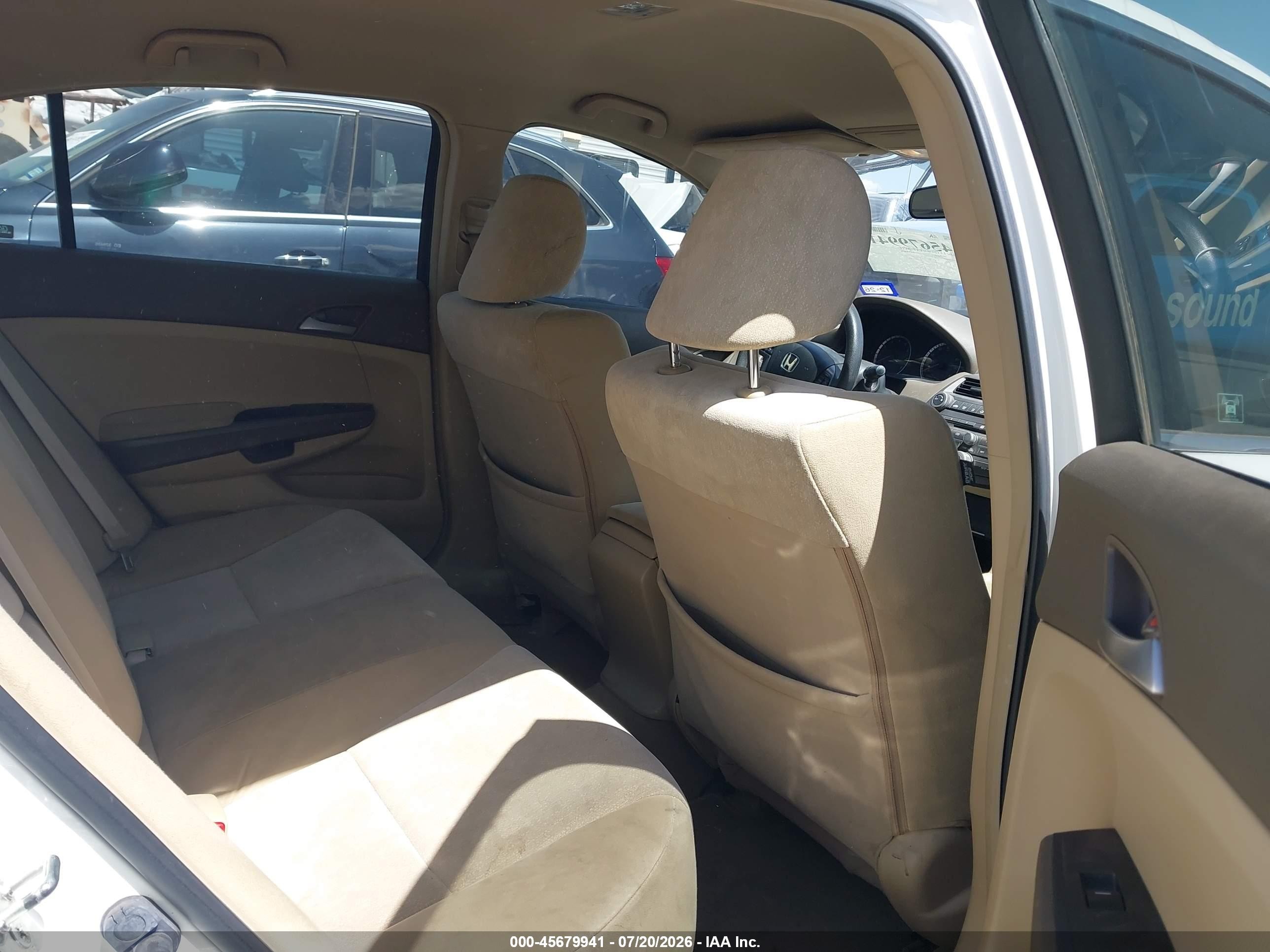 2008 Honda Accord 2.4 Lx-p Белый vin: JHMCP26468C005887