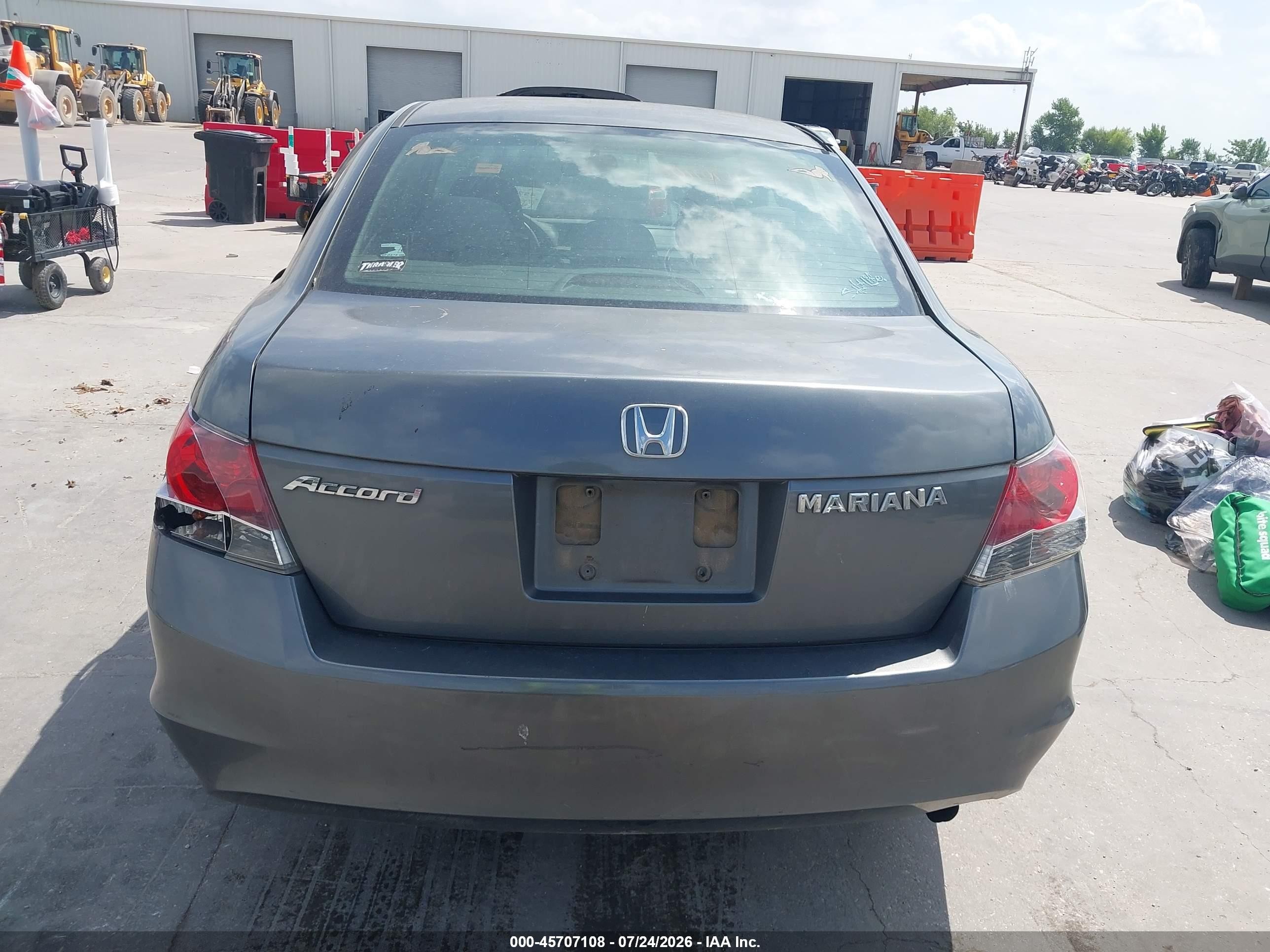 2008 Honda Accord 2.4 Lx-p Gray vin: JHMCP26468C013603