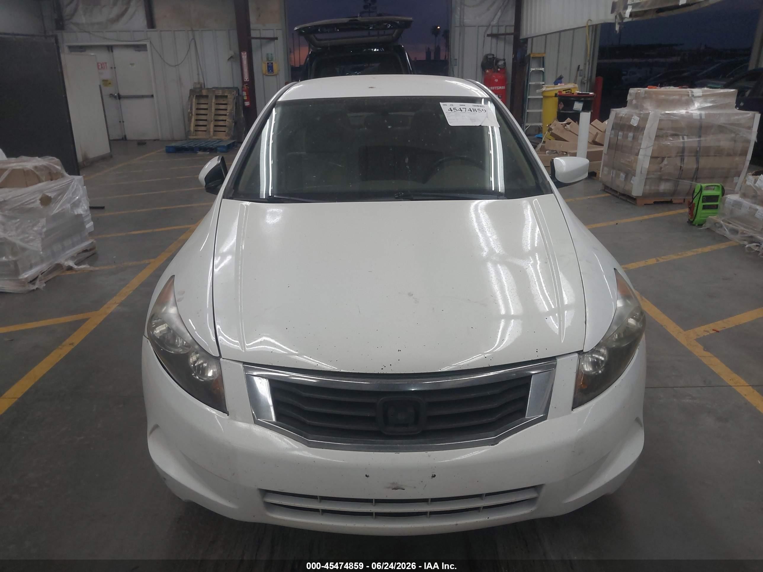 2008 Honda Accord 2.4 Lx-p White vin: JHMCP26468C016615