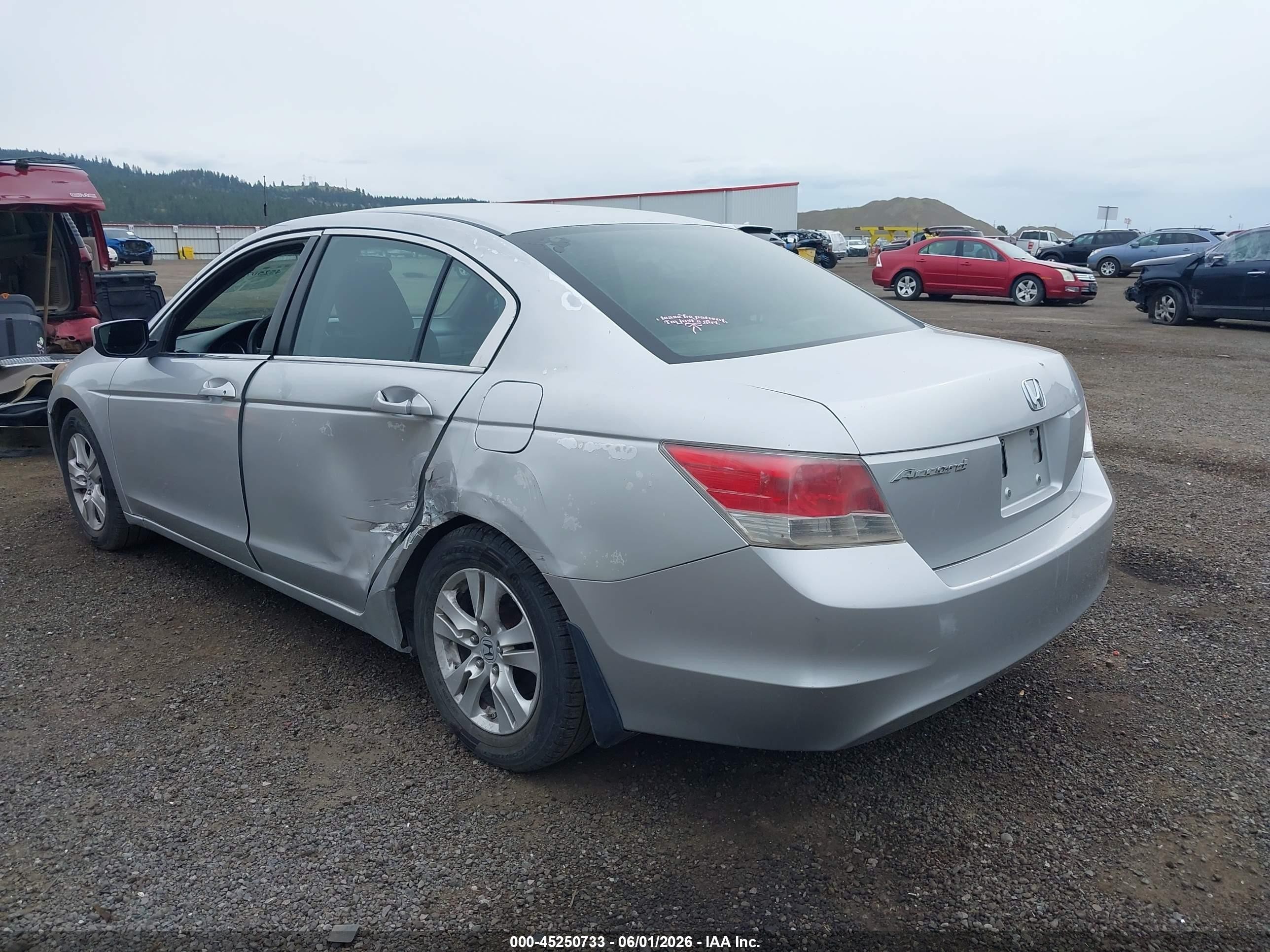 2008 Honda Accord 2.4 Lx-p Silver vin: JHMCP26468C037853