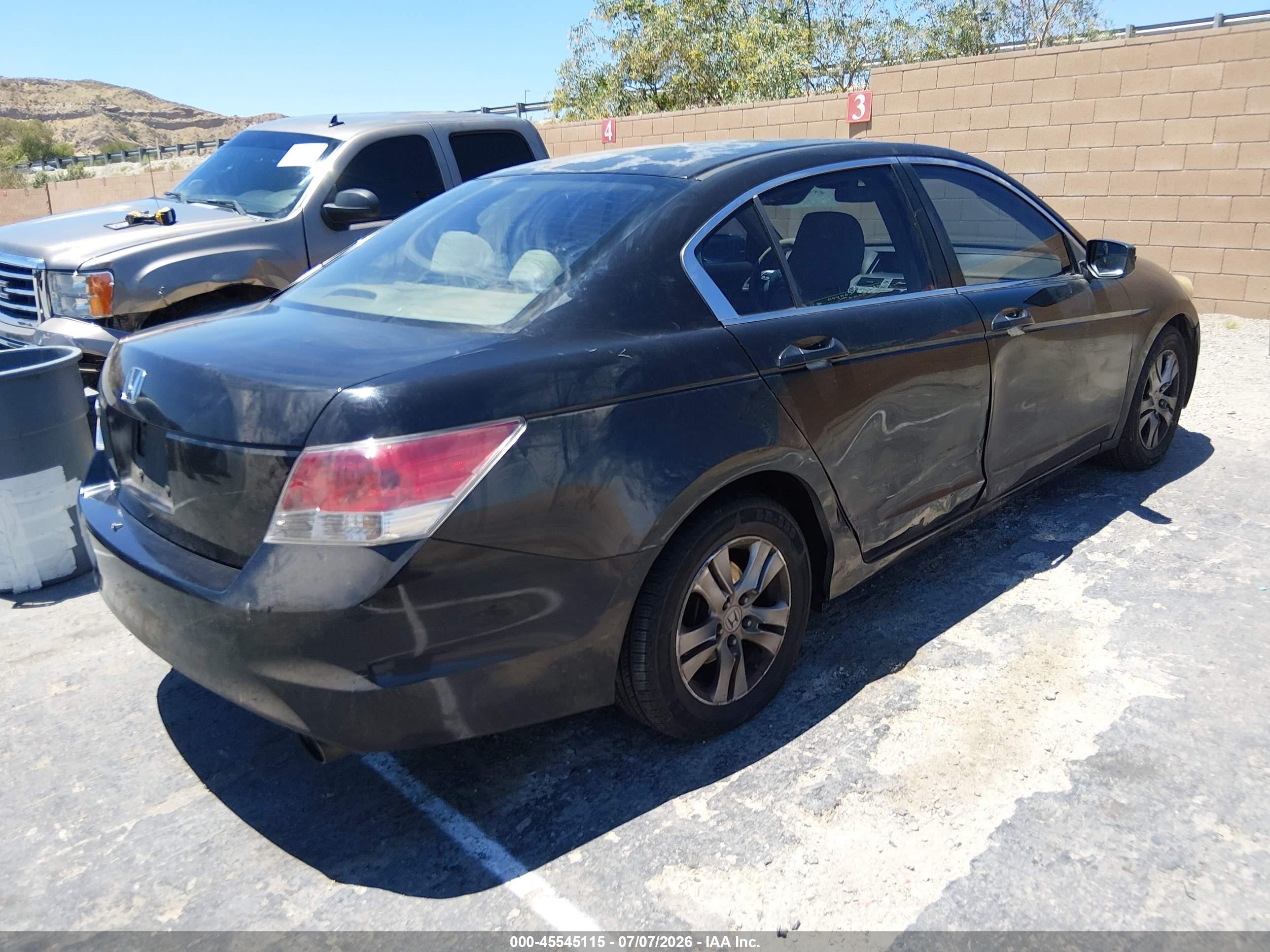 2008 Honda Accord 2.4 Lx-p Black vin: JHMCP26478C022424