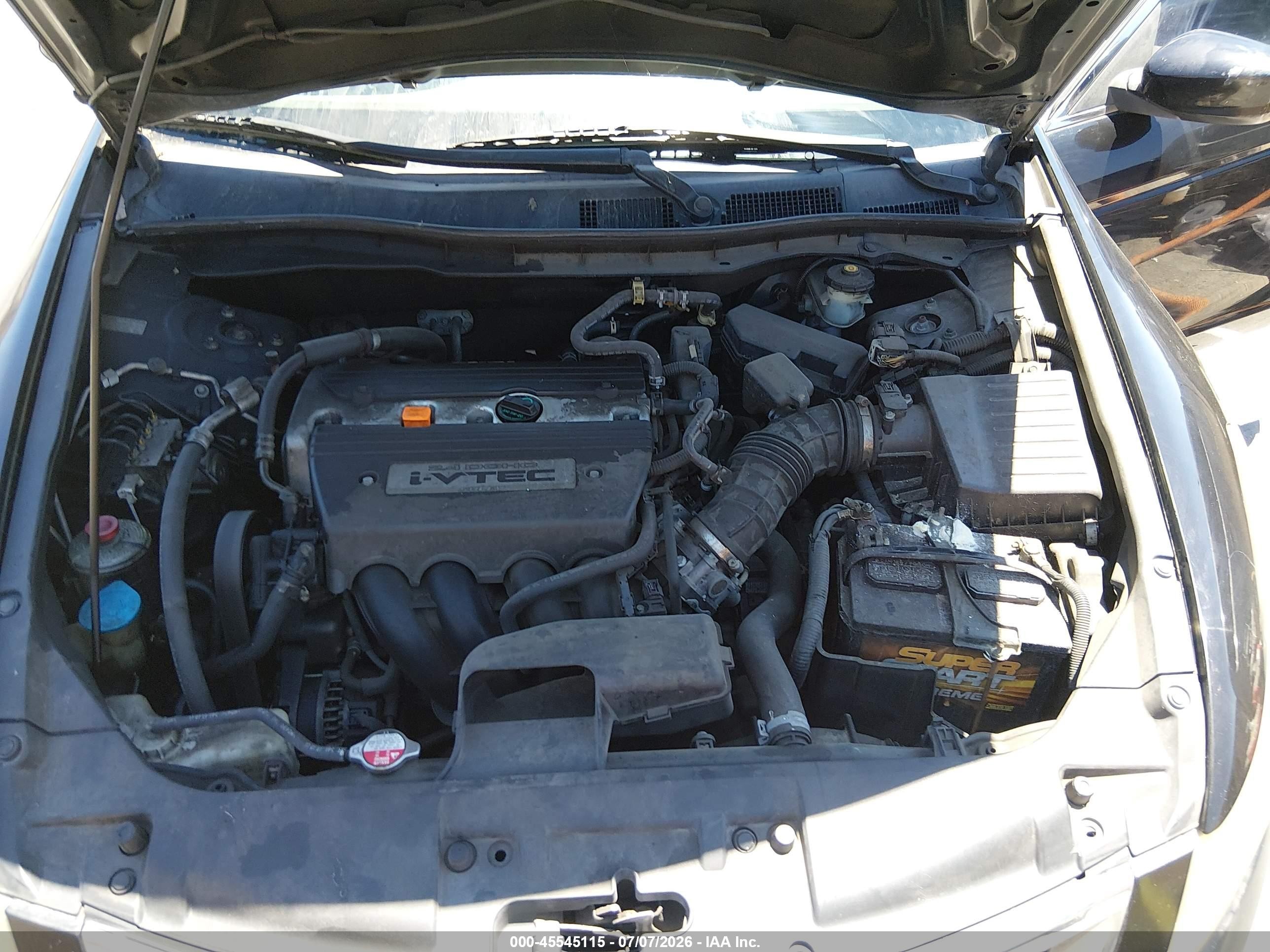 2008 Honda Accord 2.4 Lx-p Black vin: JHMCP26478C022424