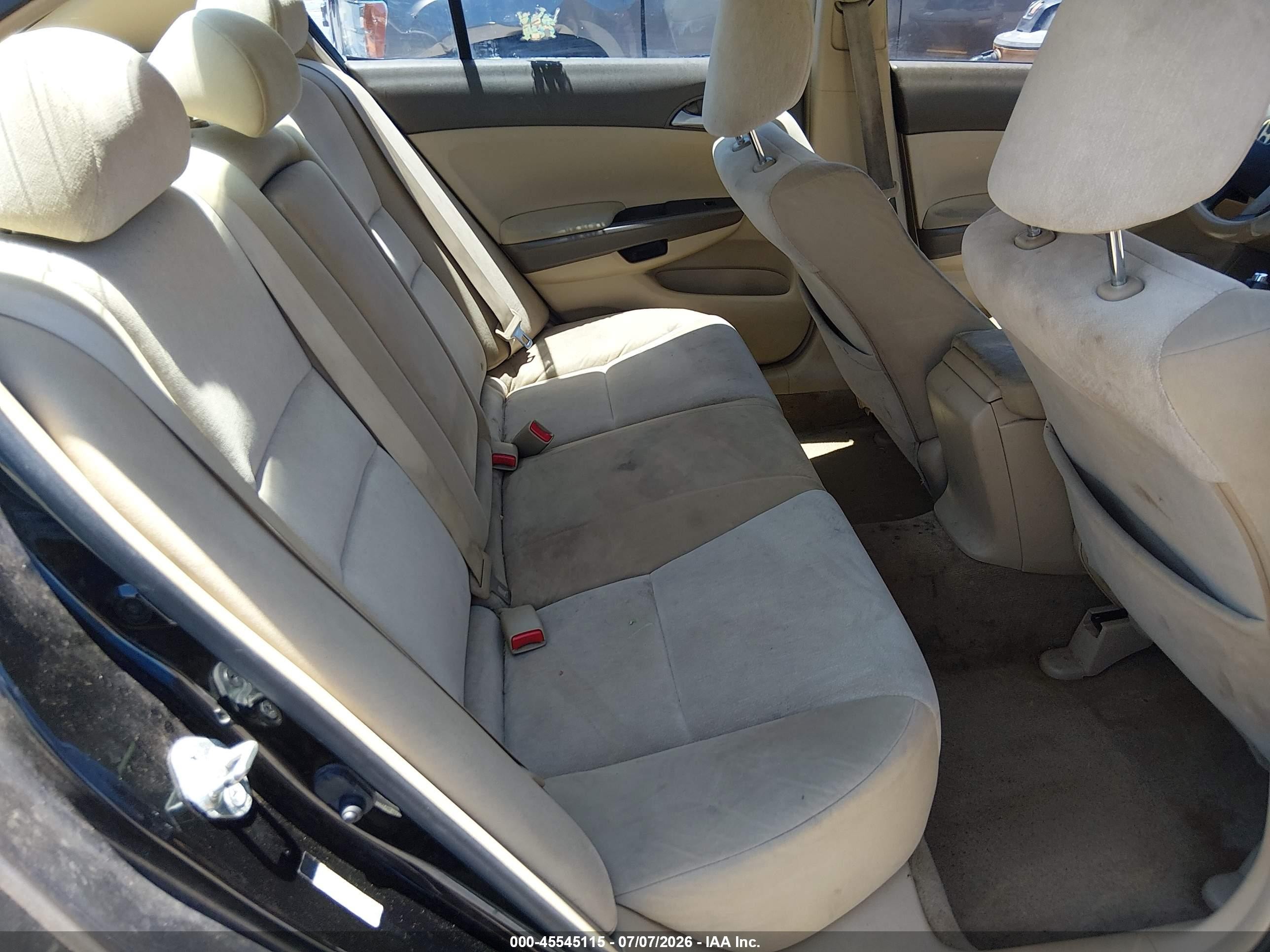 2008 Honda Accord 2.4 Lx-p Black vin: JHMCP26478C022424