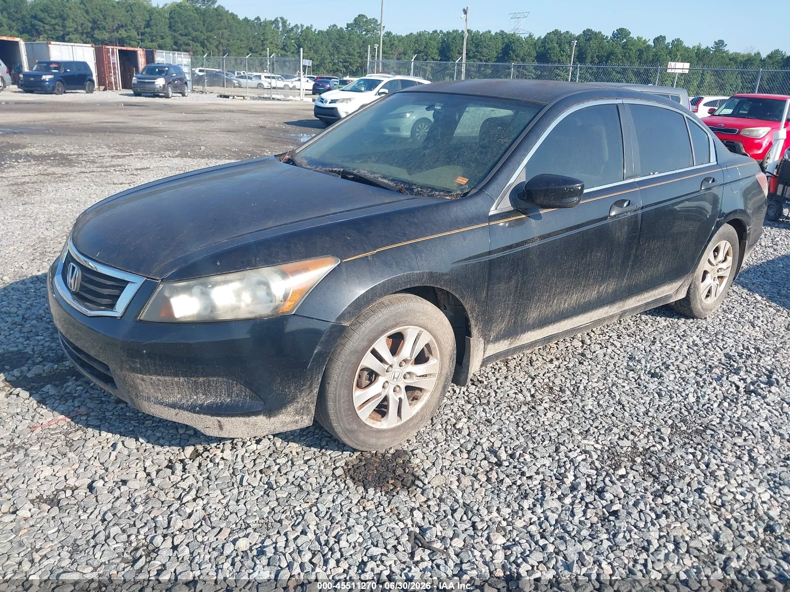 2008 Honda Accord 2.4 Lx-p Black vin: JHMCP26478C046674