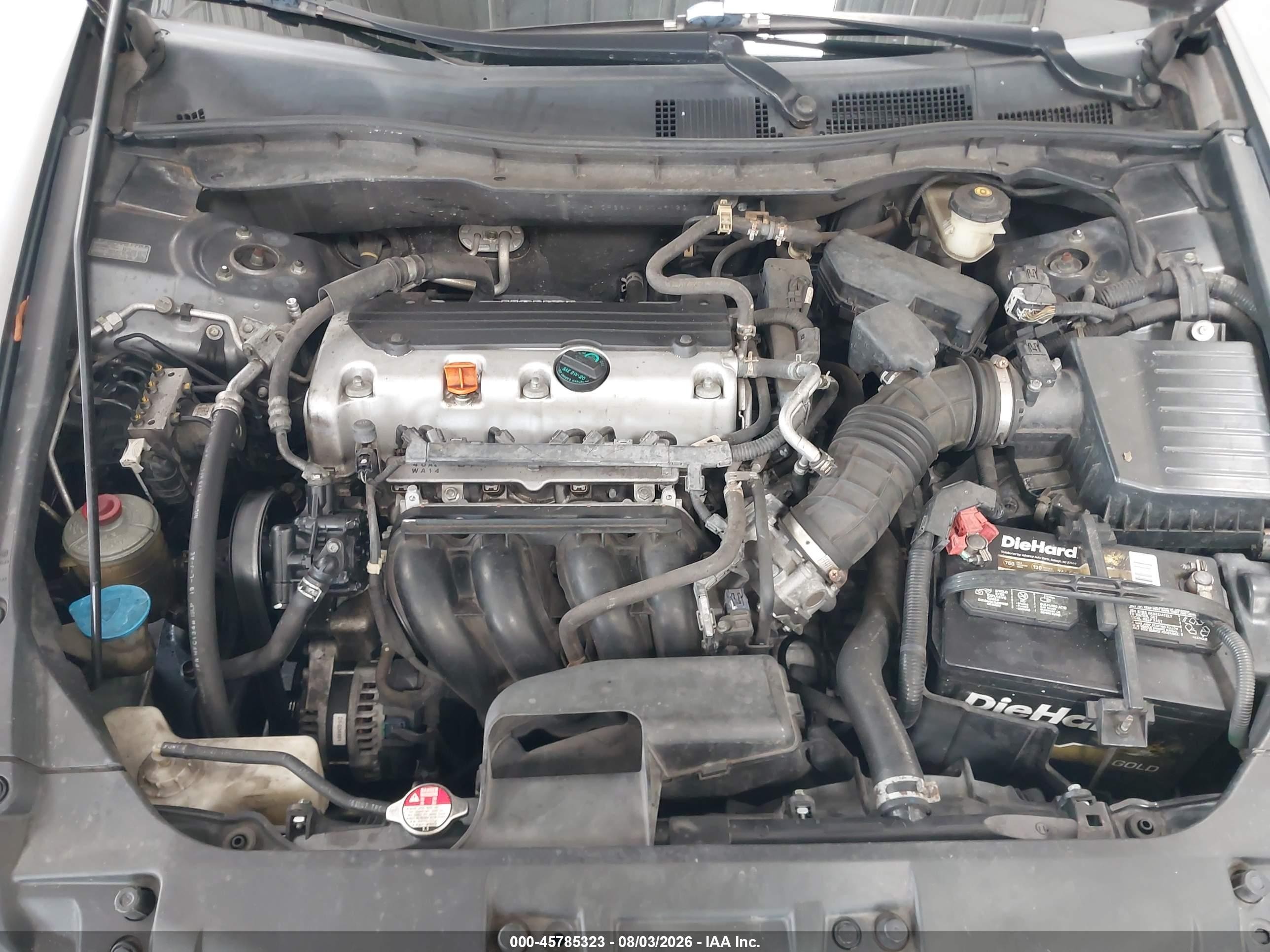 2008 Honda Accord 2.4 Lx-p Серый vin: JHMCP26478C049123