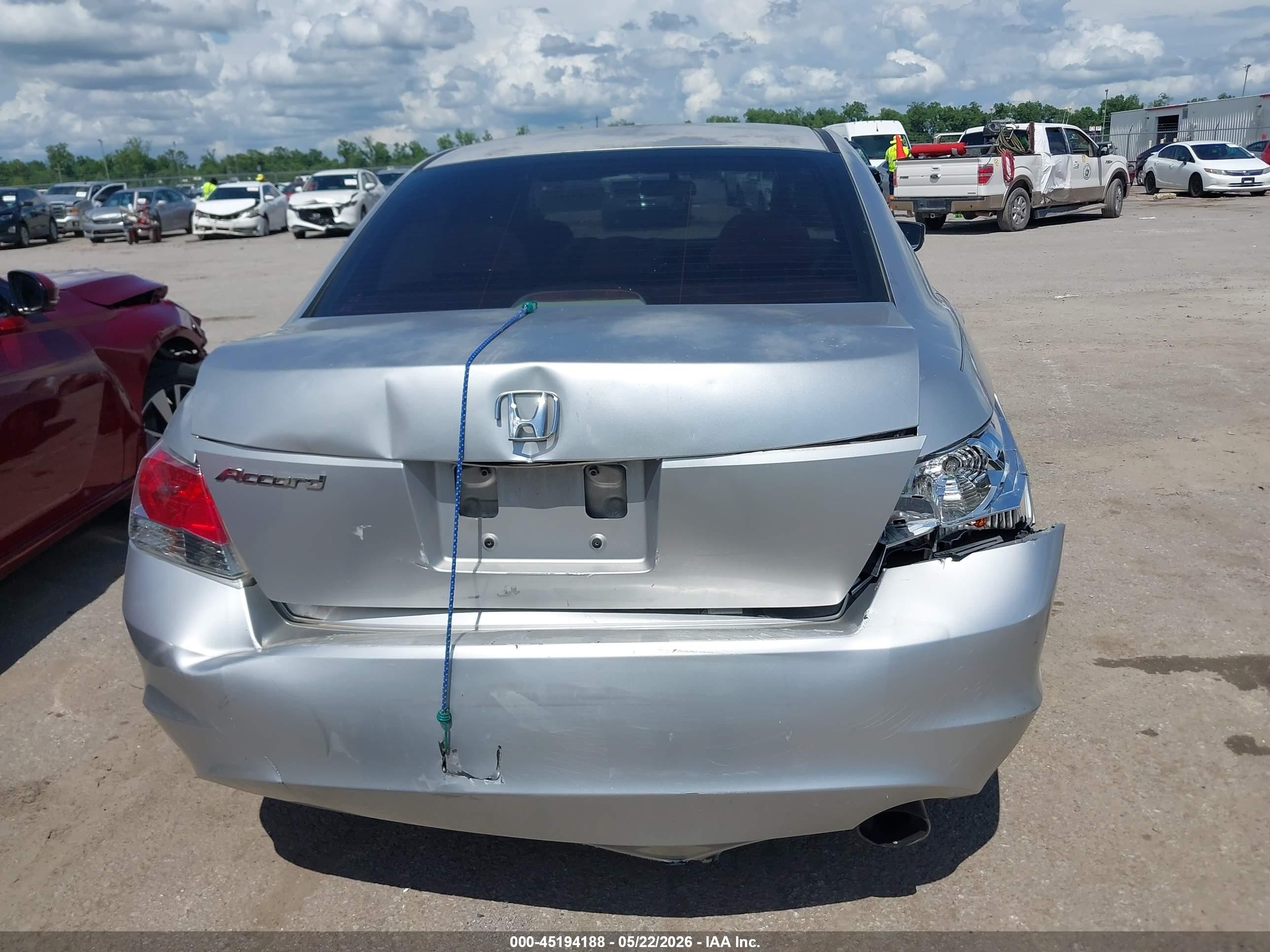 2008 Honda Accord 2.4 Lx-p Silver vin: JHMCP26478C066665