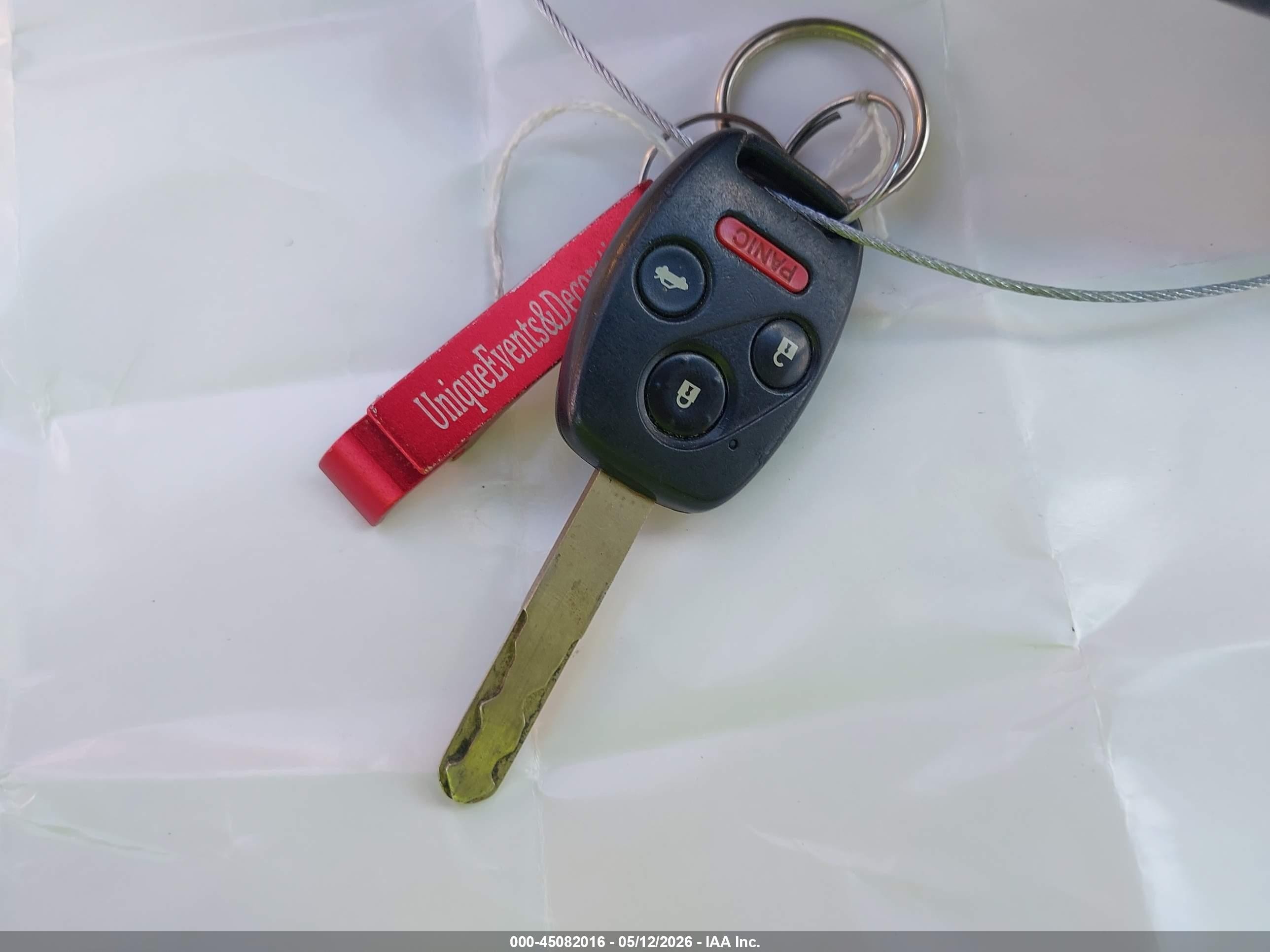 2008 Honda Accord 2.4 Lx-p Red vin: JHMCP26478C067444