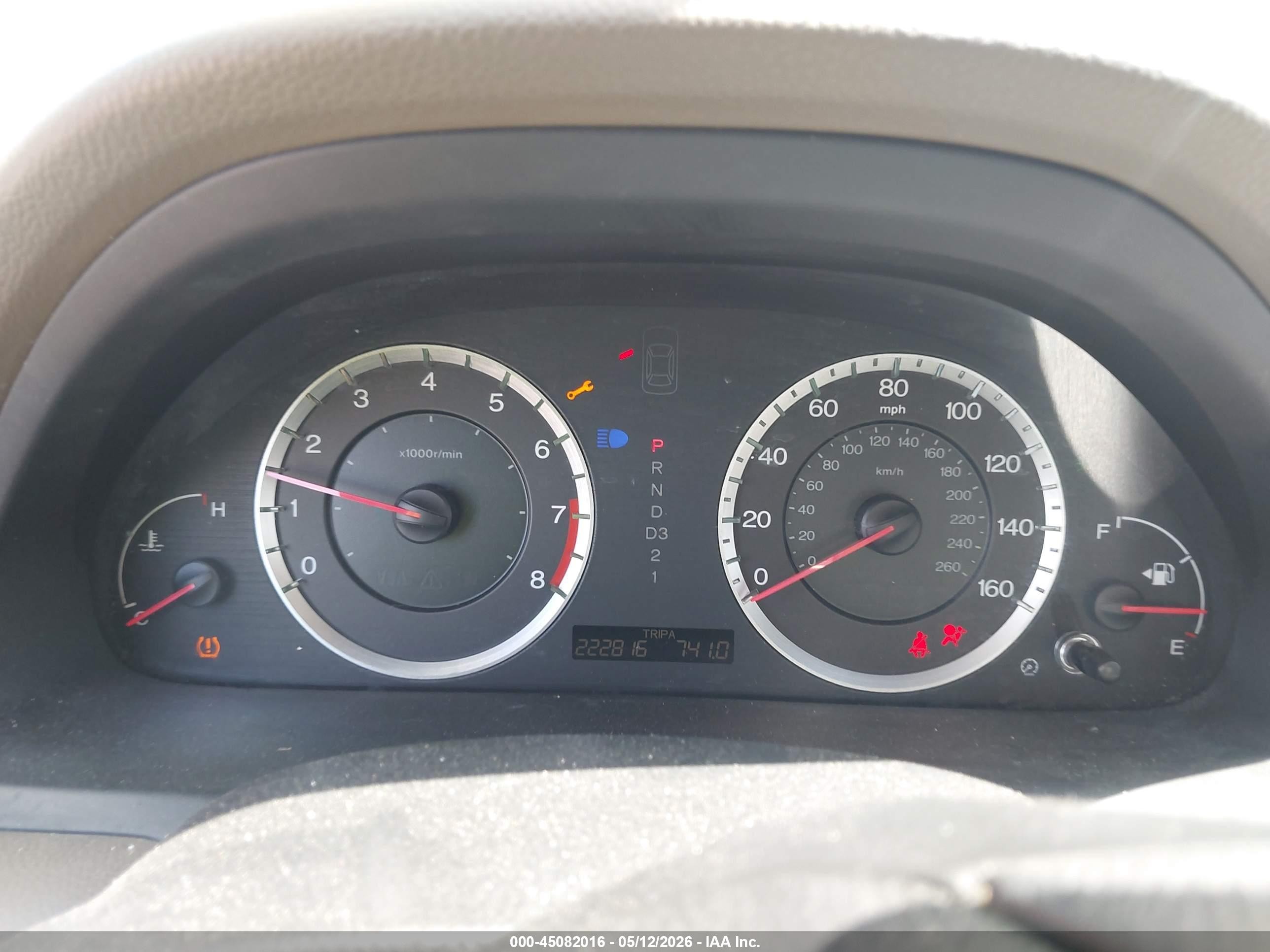 2008 Honda Accord 2.4 Lx-p Red vin: JHMCP26478C067444