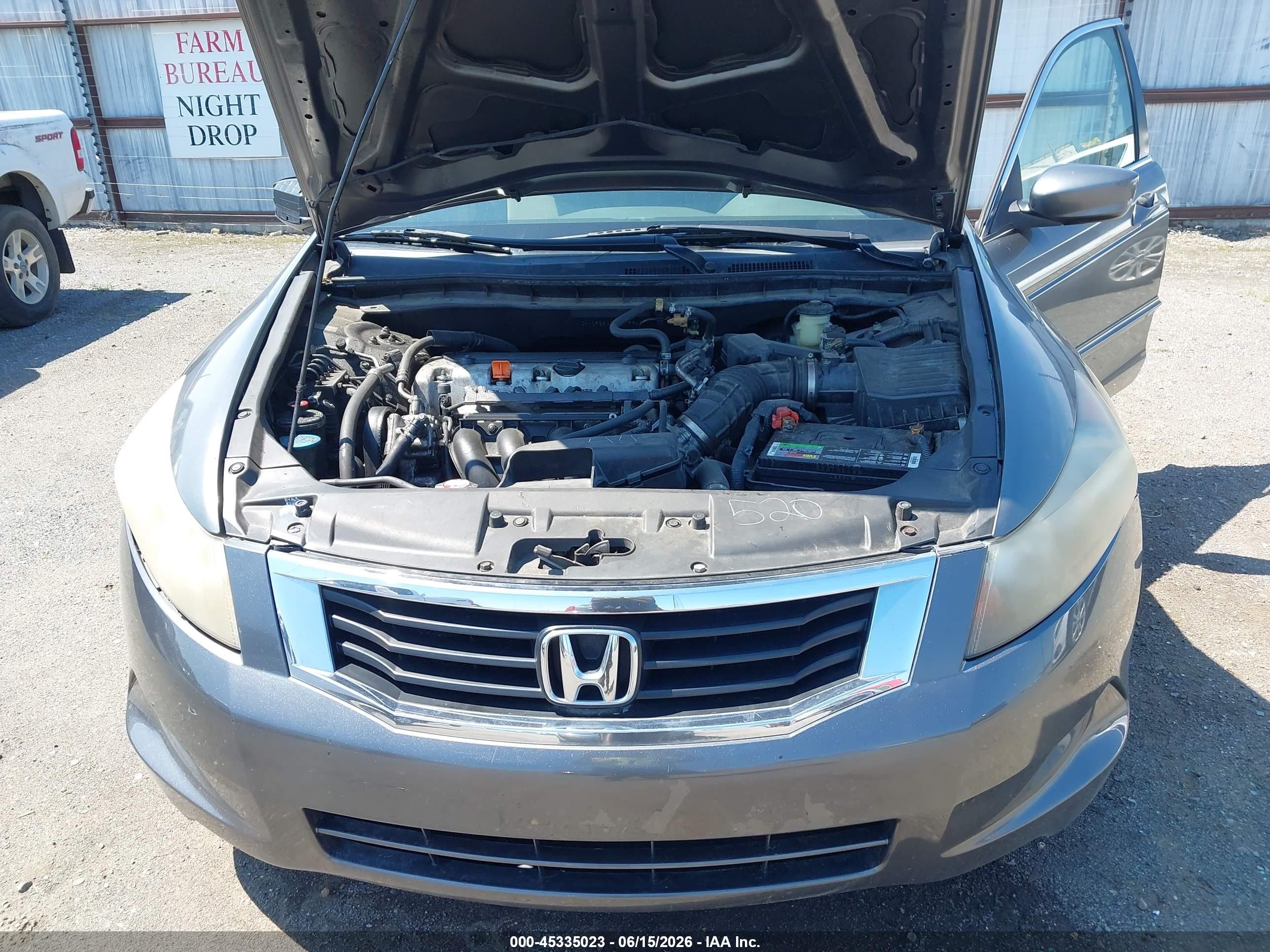 2008 Honda Accord 2.4 Lx-p Gray vin: JHMCP26478C079948