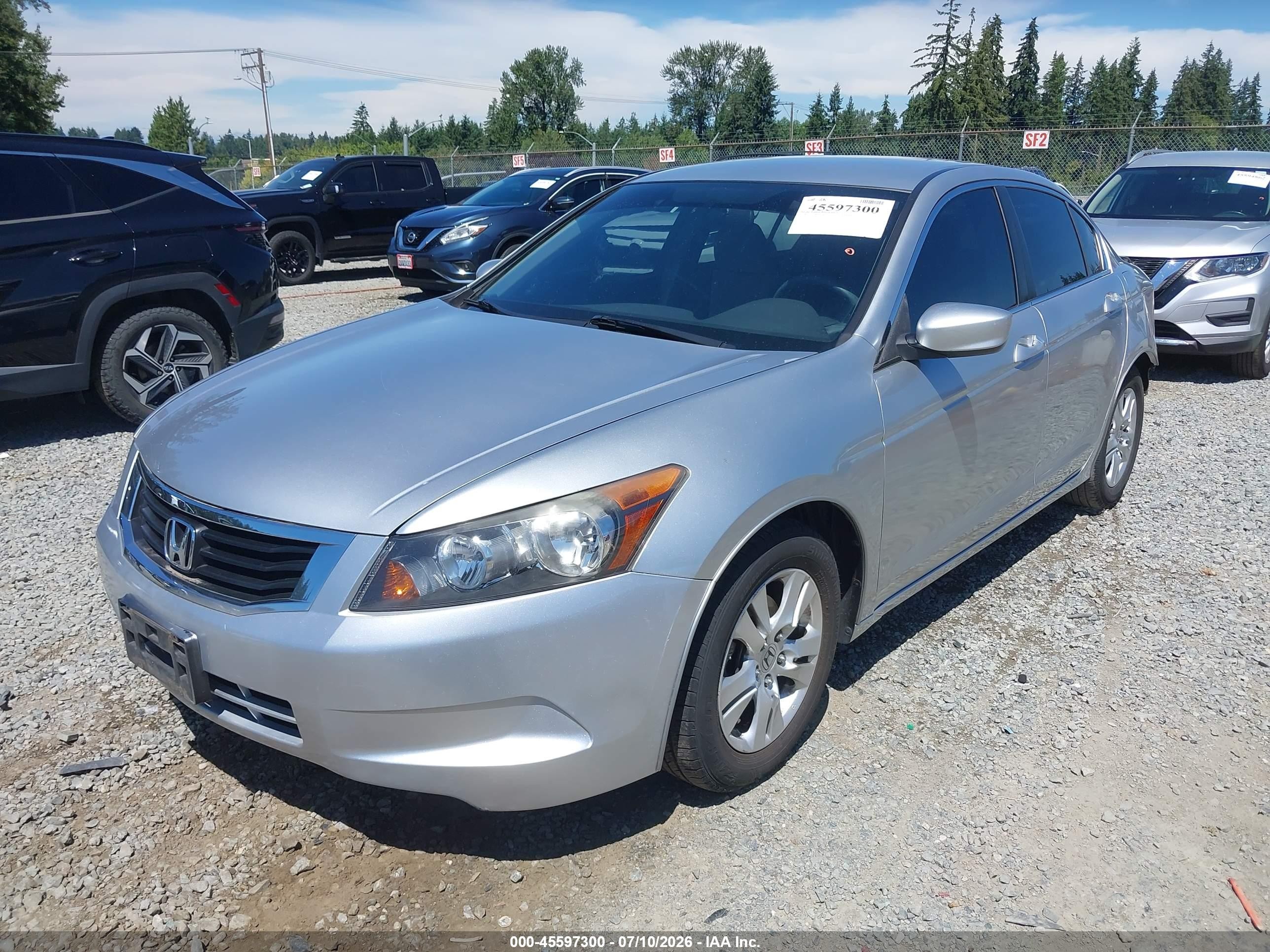 2008 Honda Accord 2.4 Lx-p Silver vin: JHMCP26488C013893