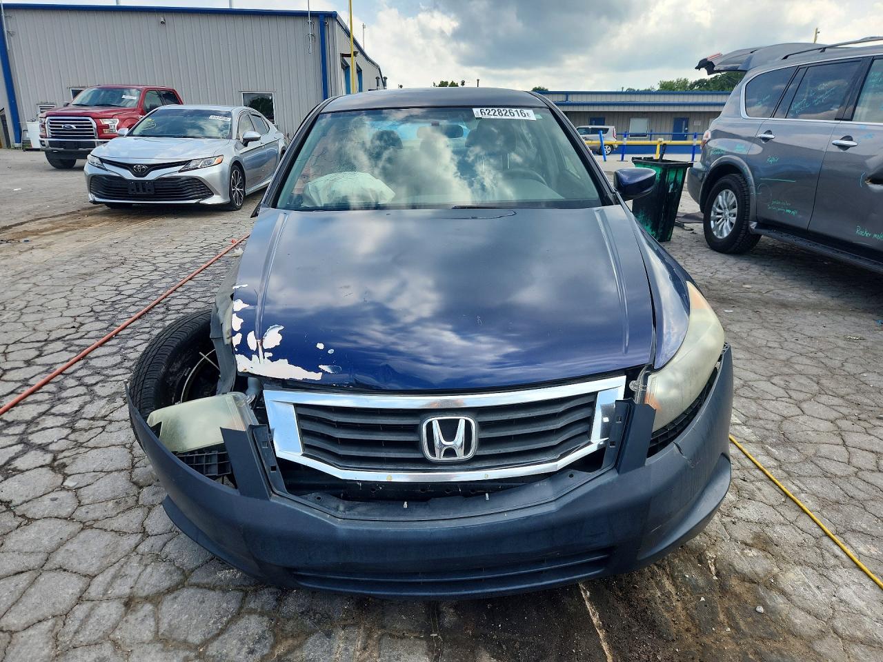 2008 Honda Accord Lxp Blue vin: JHMCP26488C019919