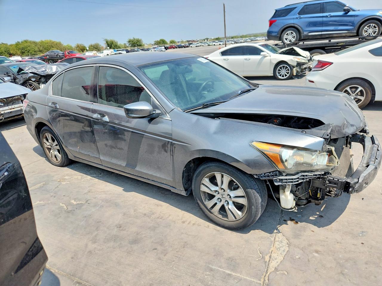 2008 Honda Accord Lxp Gray vin: JHMCP26488C023274