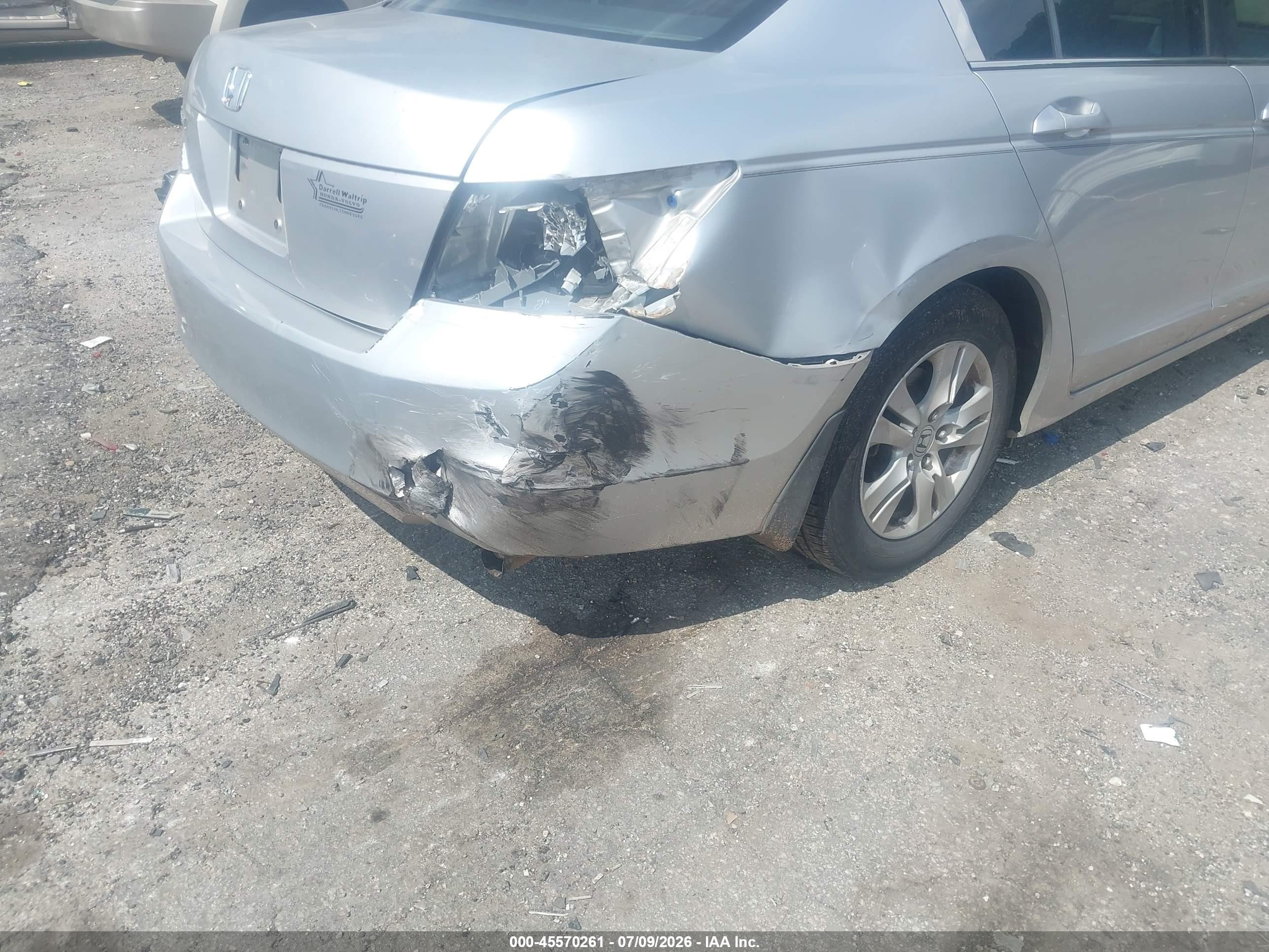 2008 Honda Accord 2.4 Lx-p Silver vin: JHMCP26488C029978