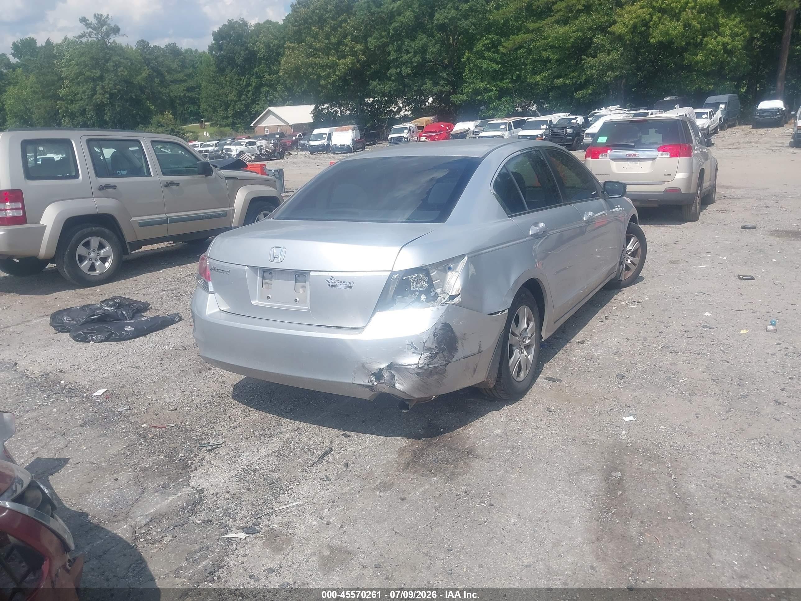 2008 Honda Accord 2.4 Lx-p Silver vin: JHMCP26488C029978