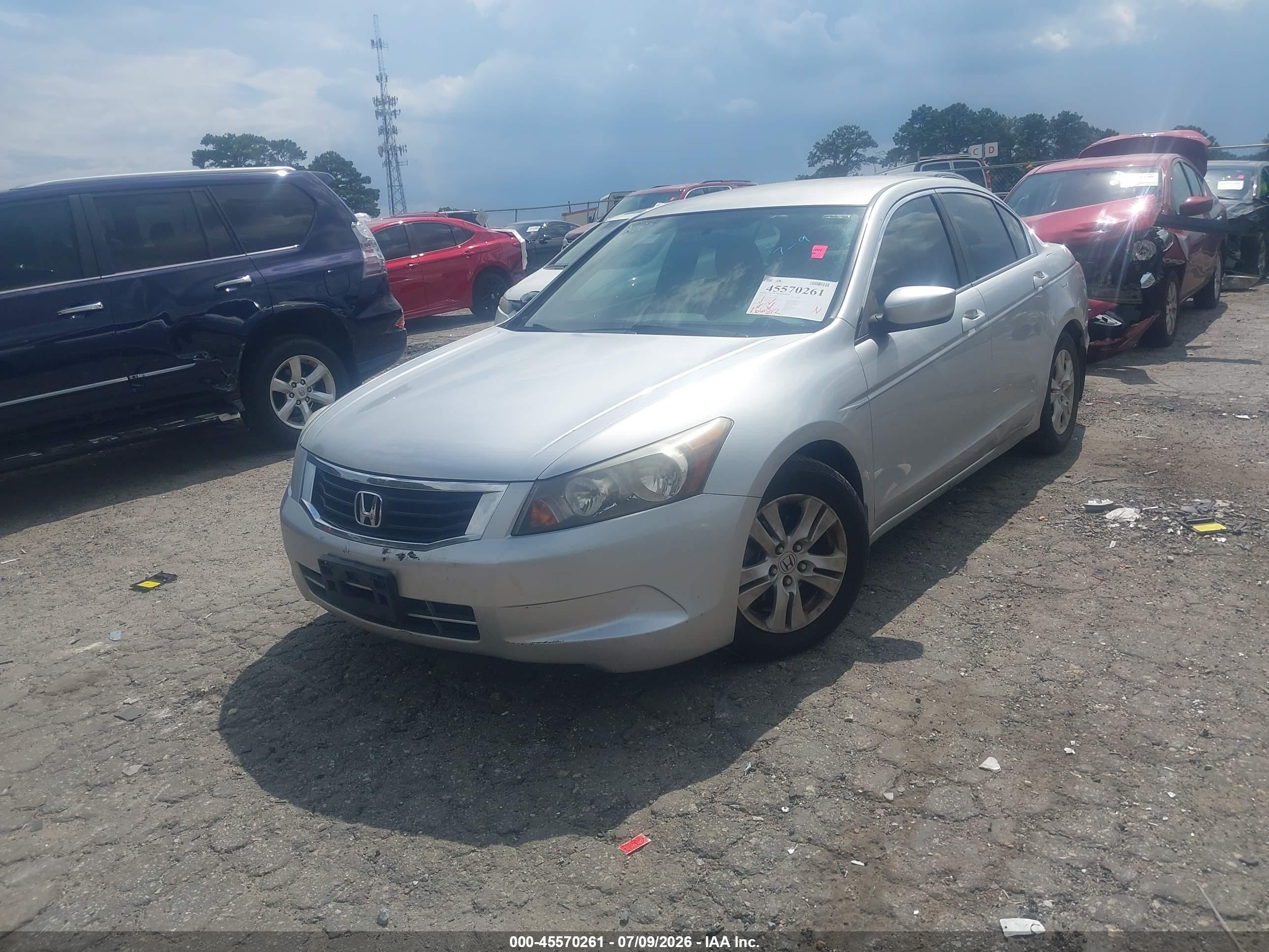 2008 Honda Accord 2.4 Lx-p Silver vin: JHMCP26488C029978