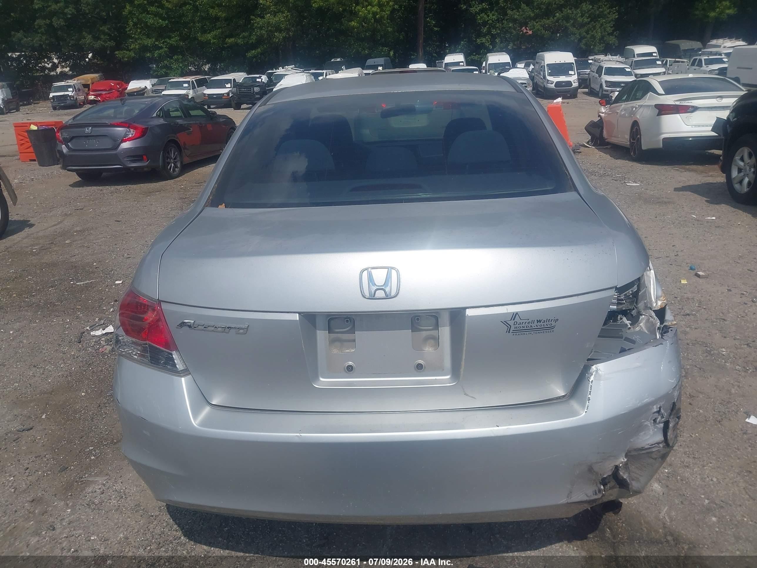 2008 Honda Accord 2.4 Lx-p Silver vin: JHMCP26488C029978