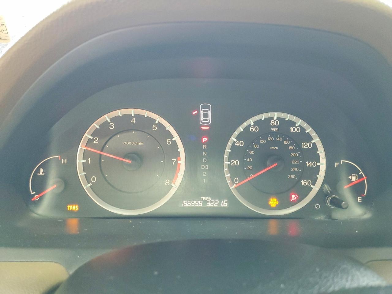 2008 Honda Accord Lxp Burgundy vin: JHMCP26488C044867