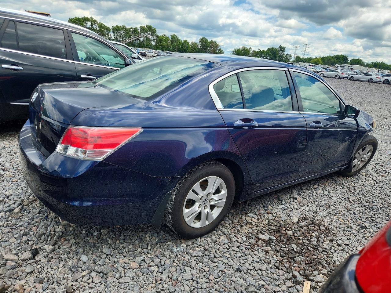 2008 Honda Accord Lxp Blue vin: JHMCP26488C073236