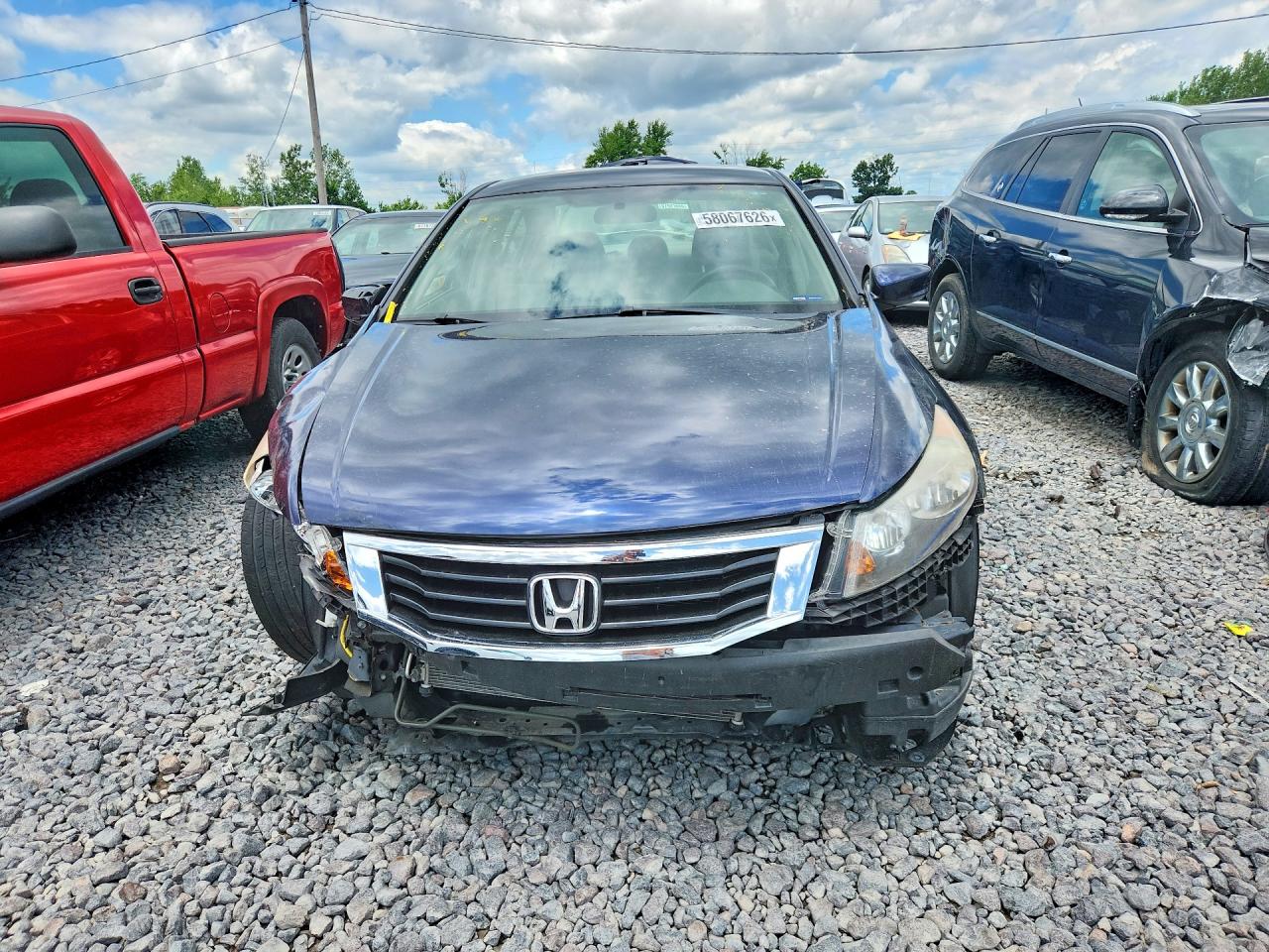 2008 Honda Accord Lxp Blue vin: JHMCP26488C073236