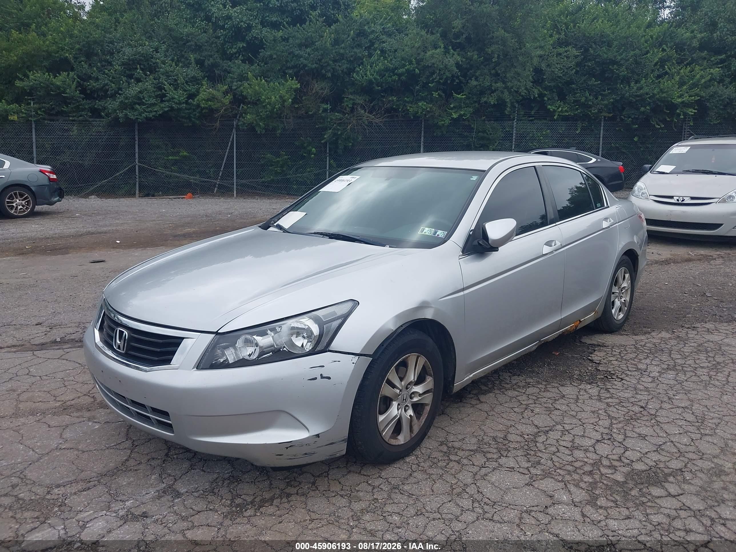 2009 Honda Accord 2.4 Lx-p Silver vin: JHMCP26489C010283