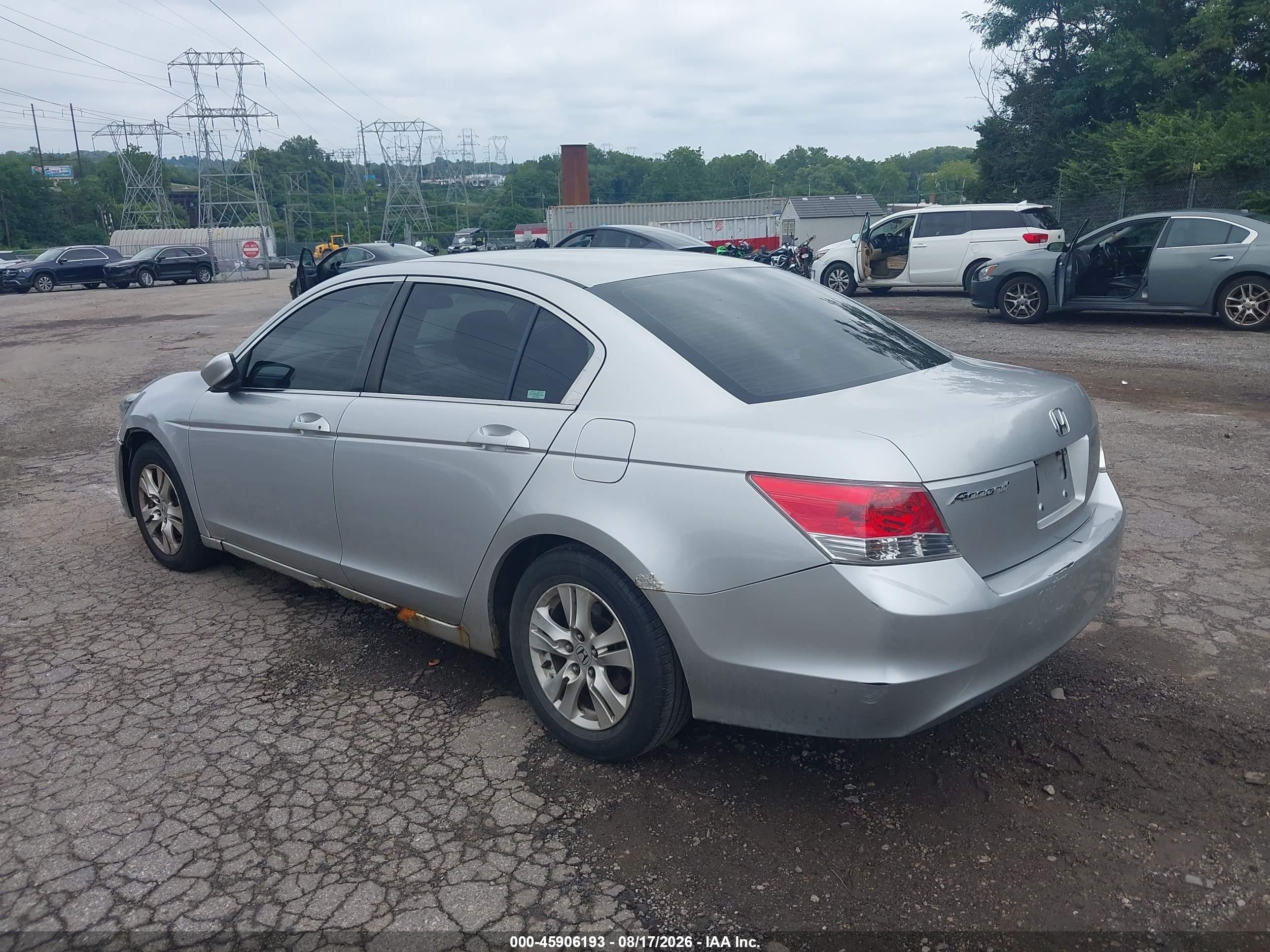 2009 Honda Accord 2.4 Lx-p Silver vin: JHMCP26489C010283