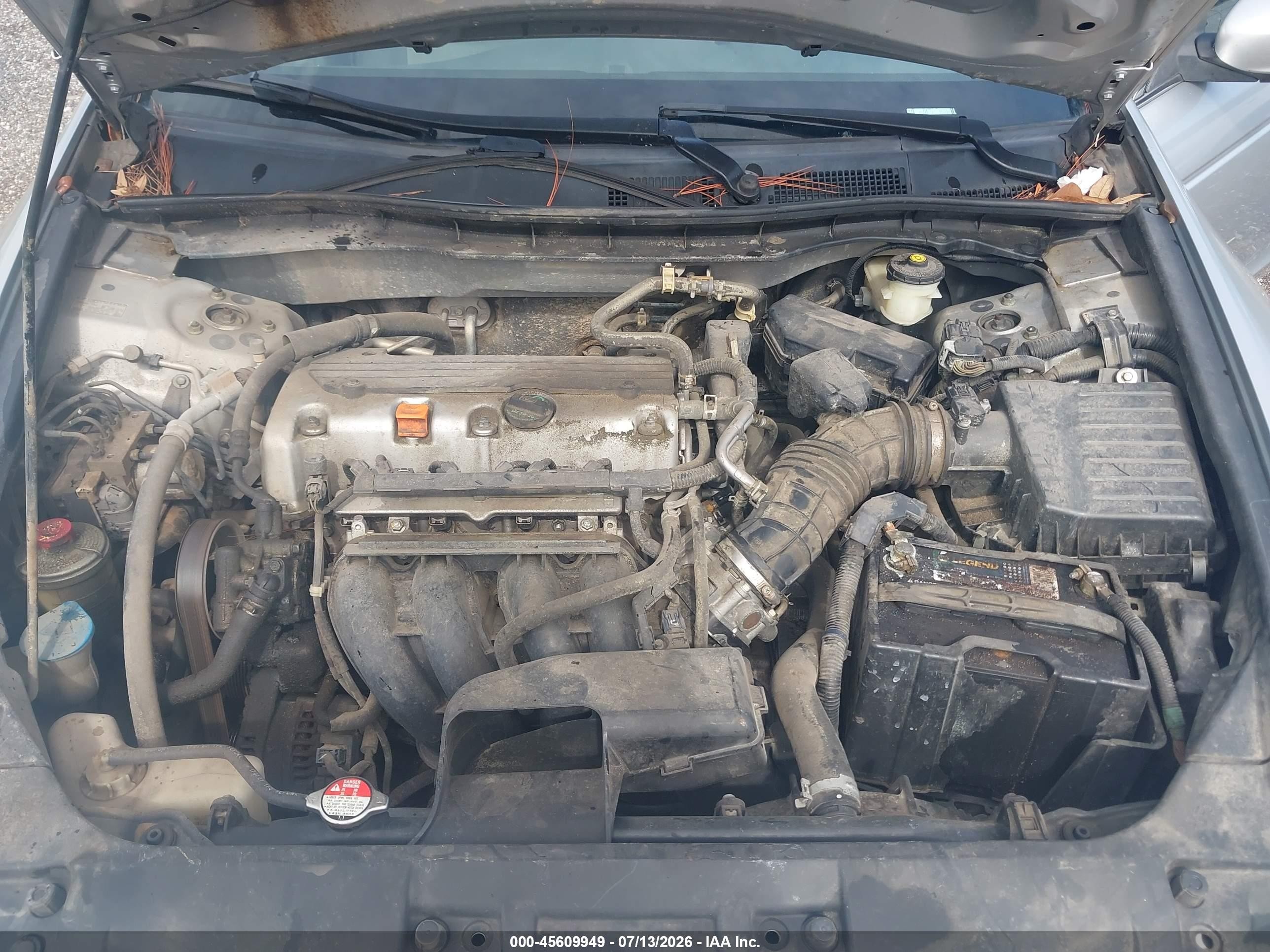 2008 Honda Accord 2.4 Lx-p Silver vin: JHMCP26498C027009