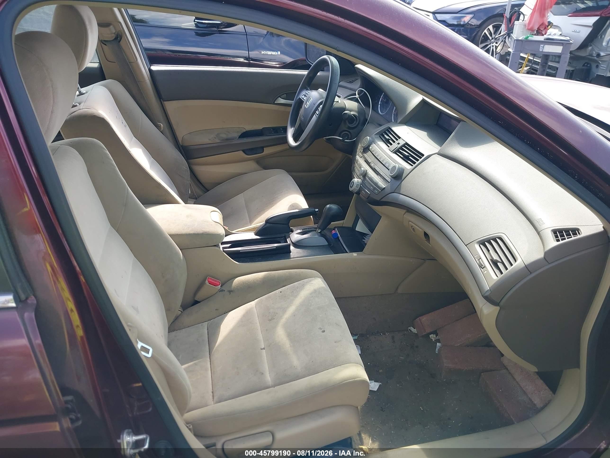 2008 Honda Accord 2.4 Lx-p Purple vin: JHMCP26498C035322
