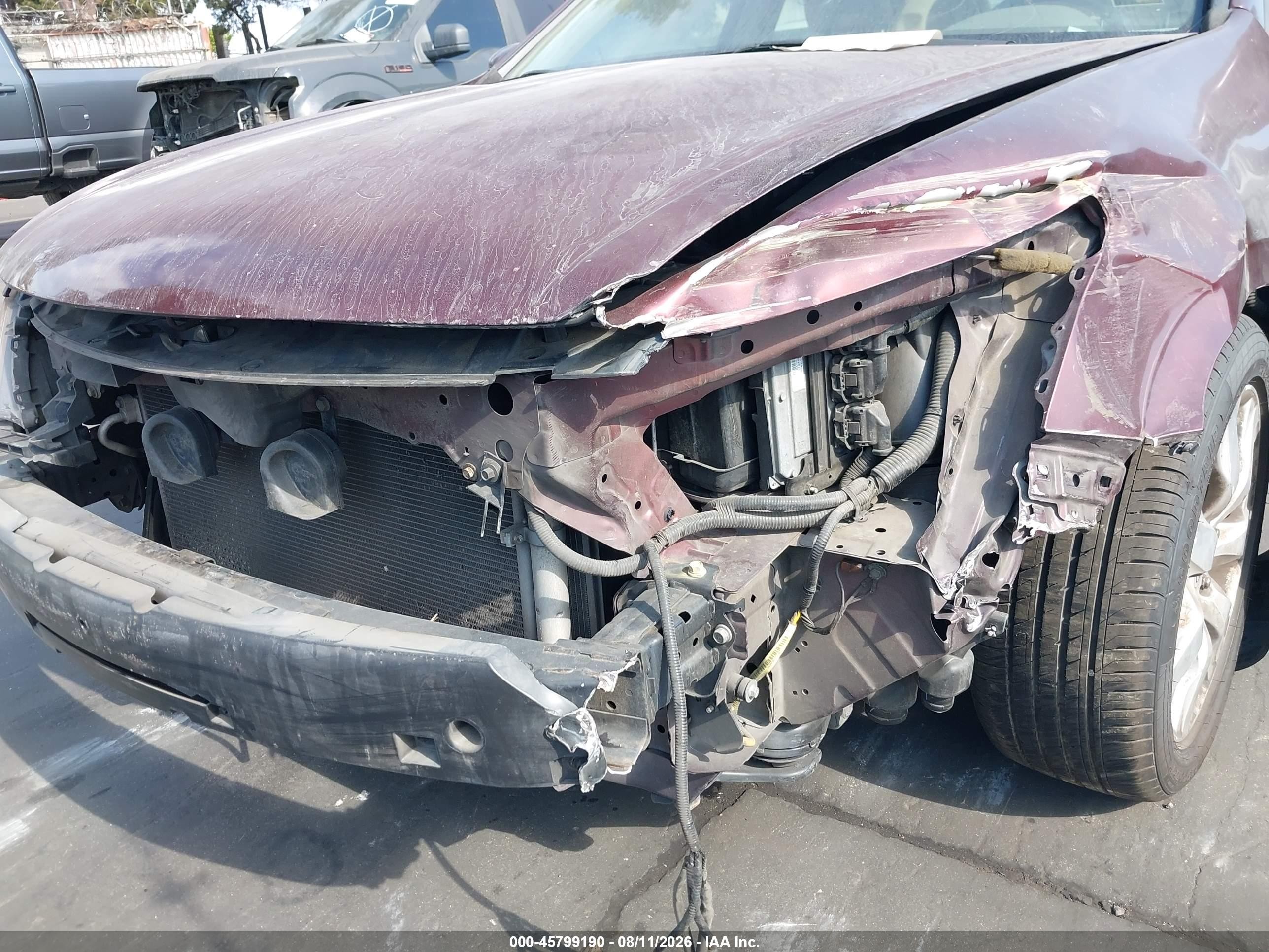2008 Honda Accord 2.4 Lx-p Purple vin: JHMCP26498C035322