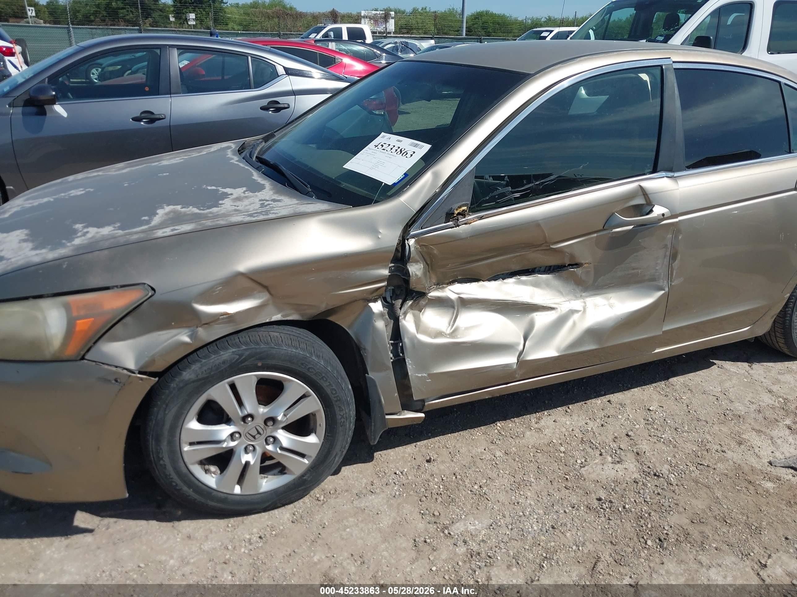 2008 Honda Accord 2.4 Lx-p Gold vin: JHMCP26498C042349