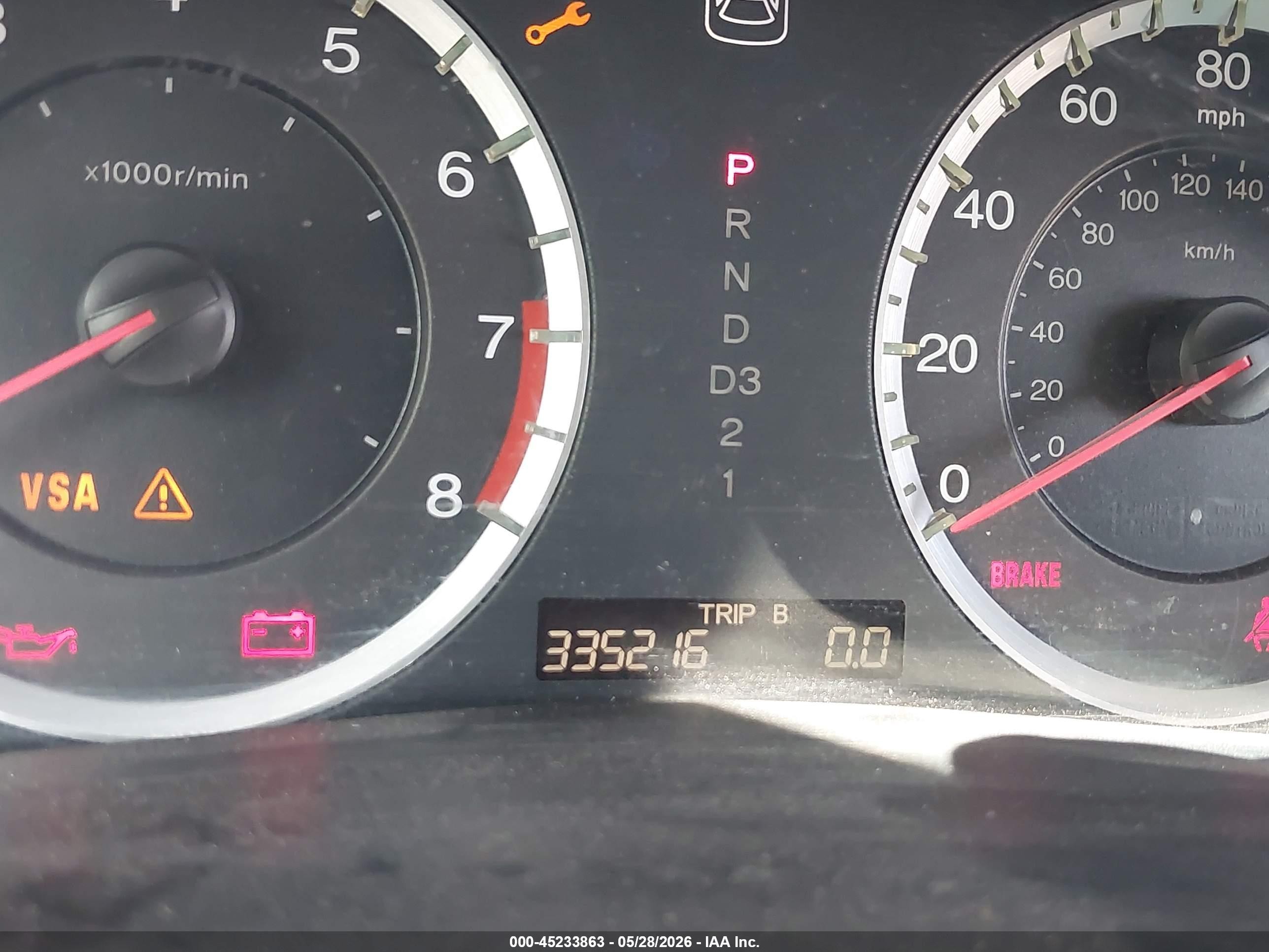 2008 Honda Accord 2.4 Lx-p Gold vin: JHMCP26498C042349