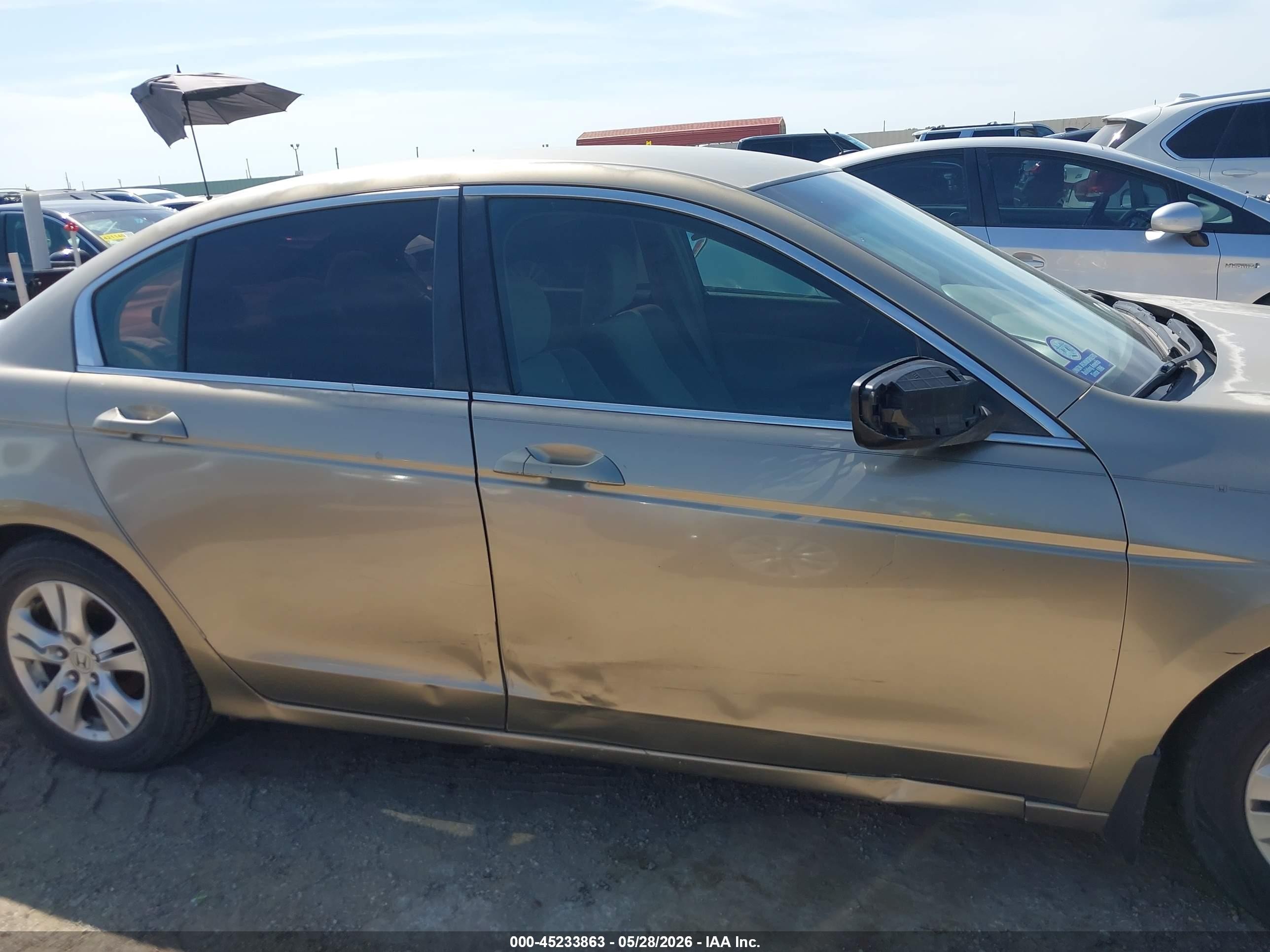 2008 Honda Accord 2.4 Lx-p Gold vin: JHMCP26498C042349