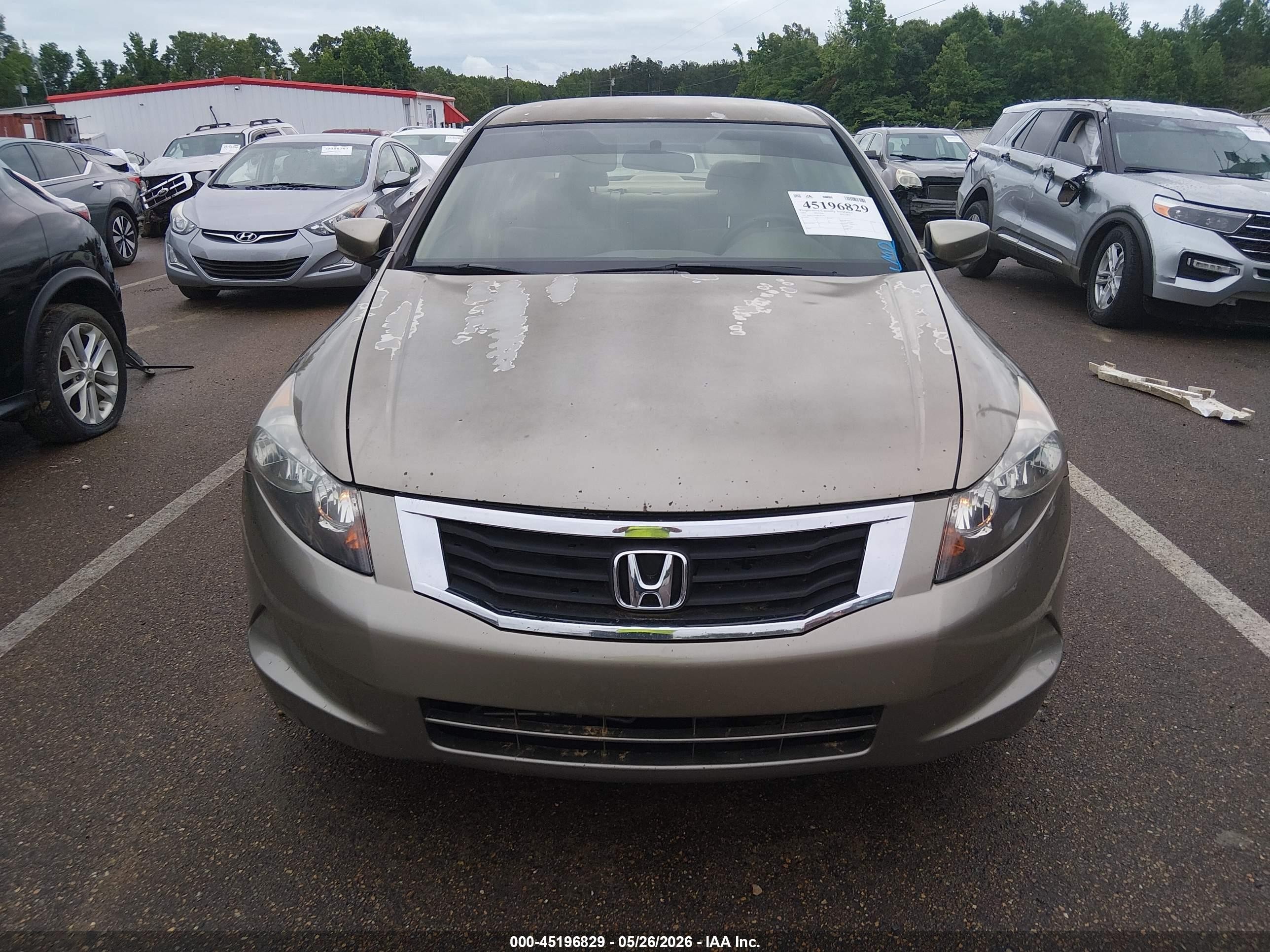 2008 Honda Accord 2.4 Lx-p Золотой vin: JHMCP26498C045445