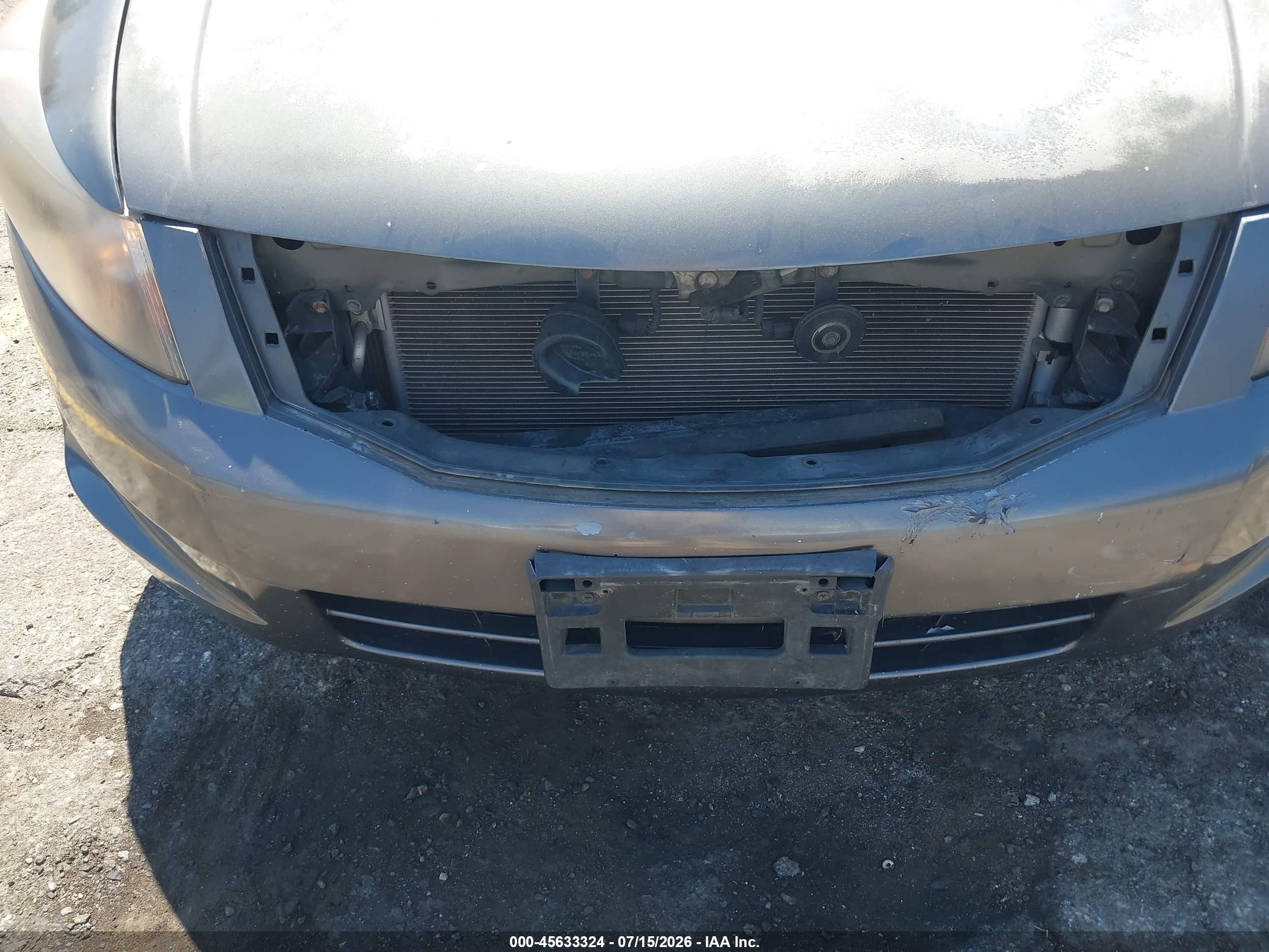 2008 Honda Accord 2.4 Lx-p Gray vin: JHMCP26498C059927