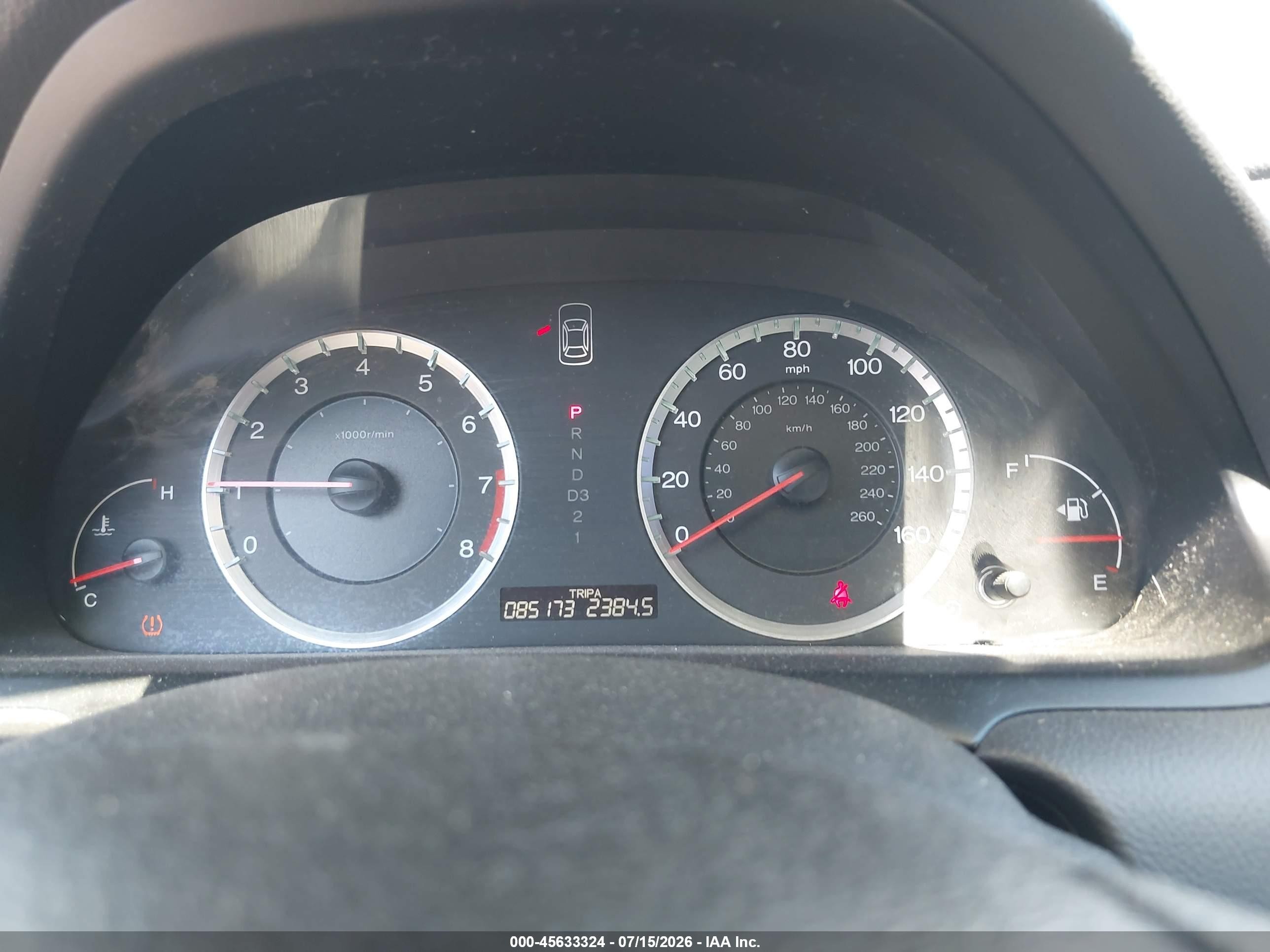 2008 Honda Accord 2.4 Lx-p Gray vin: JHMCP26498C059927