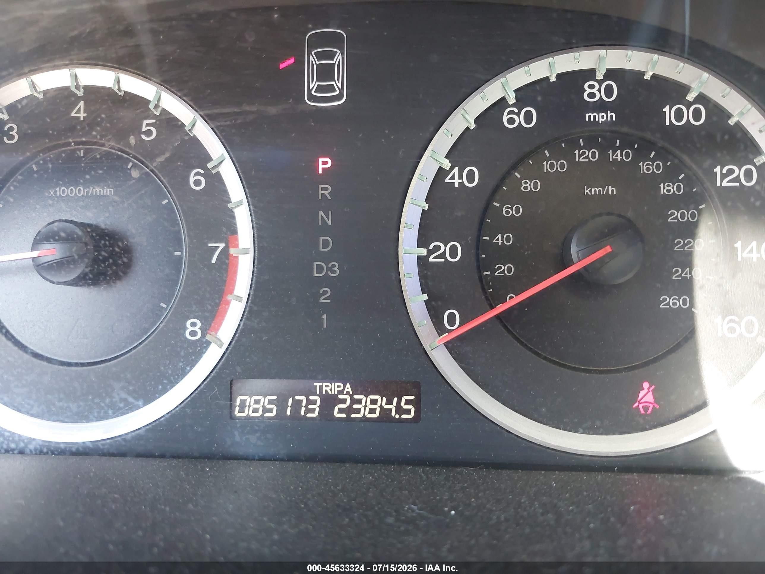 2008 Honda Accord 2.4 Lx-p Gray vin: JHMCP26498C059927