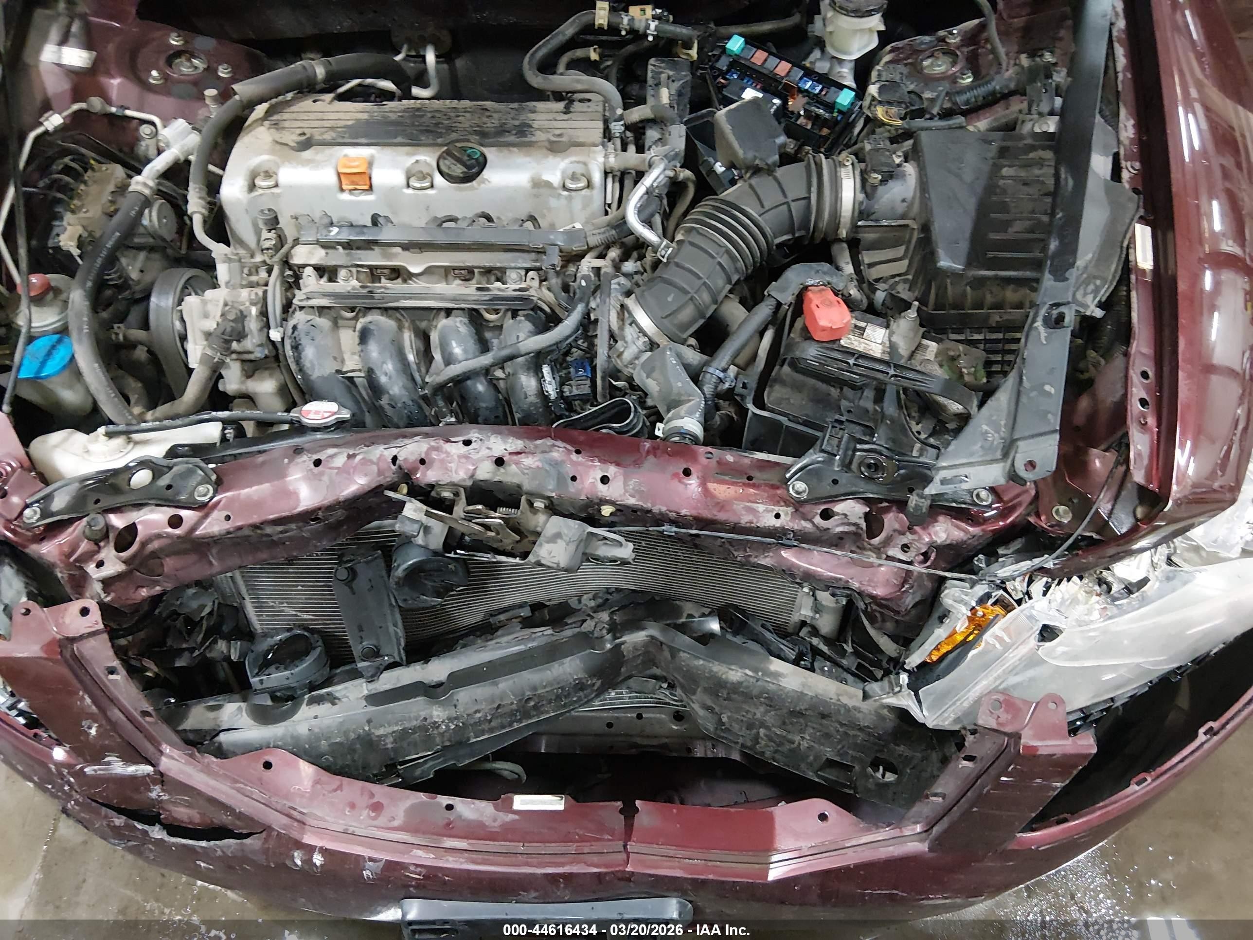 2009 Honda Accord 2.4 Lx-p Burgundy vin: JHMCP26499C008140