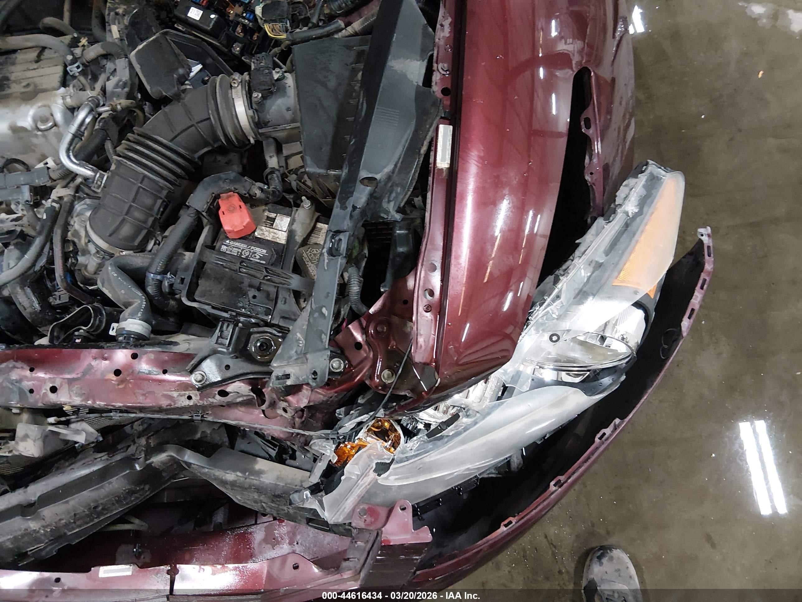 2009 Honda Accord 2.4 Lx-p Burgundy vin: JHMCP26499C008140