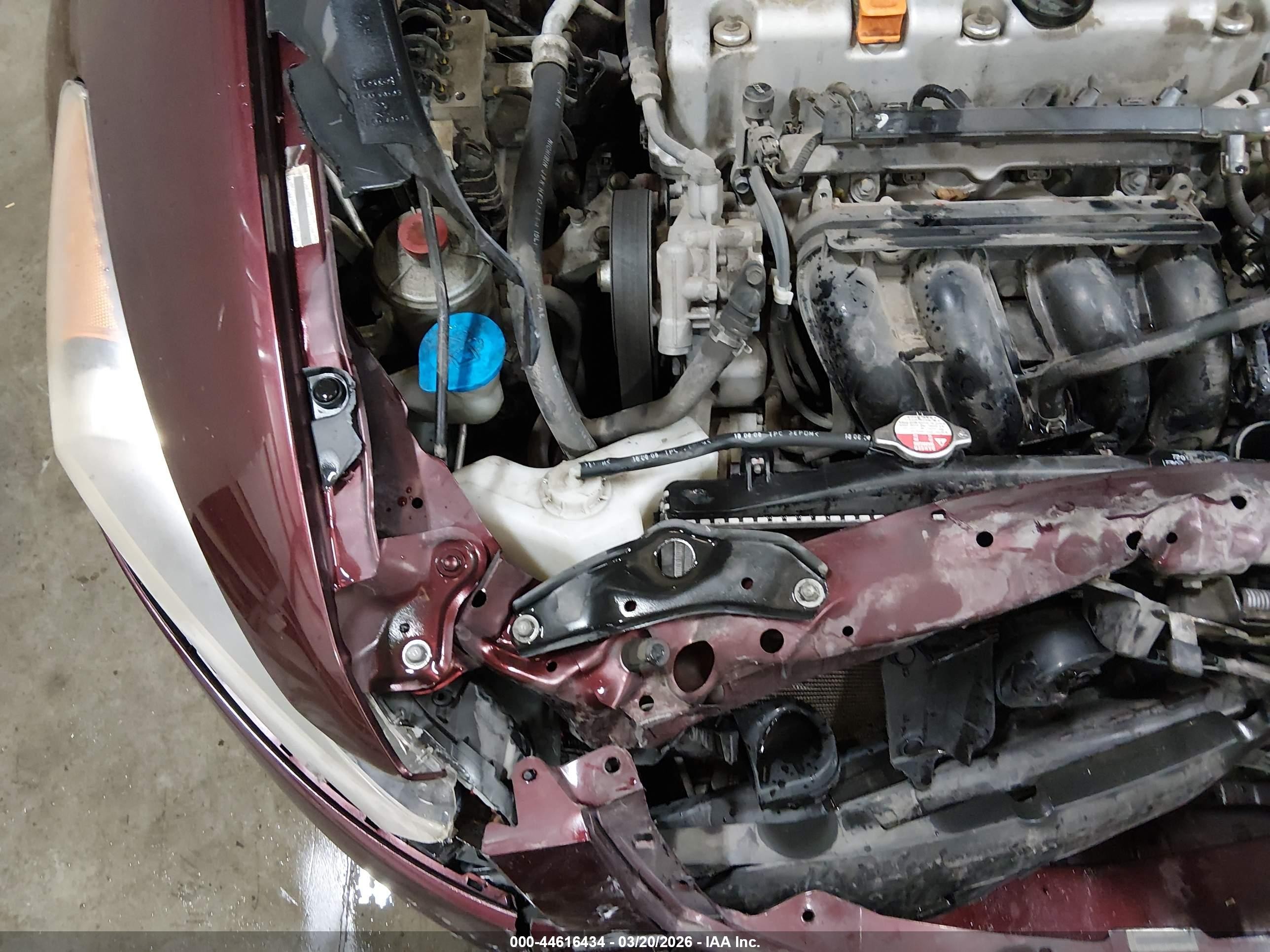 2009 Honda Accord 2.4 Lx-p Burgundy vin: JHMCP26499C008140