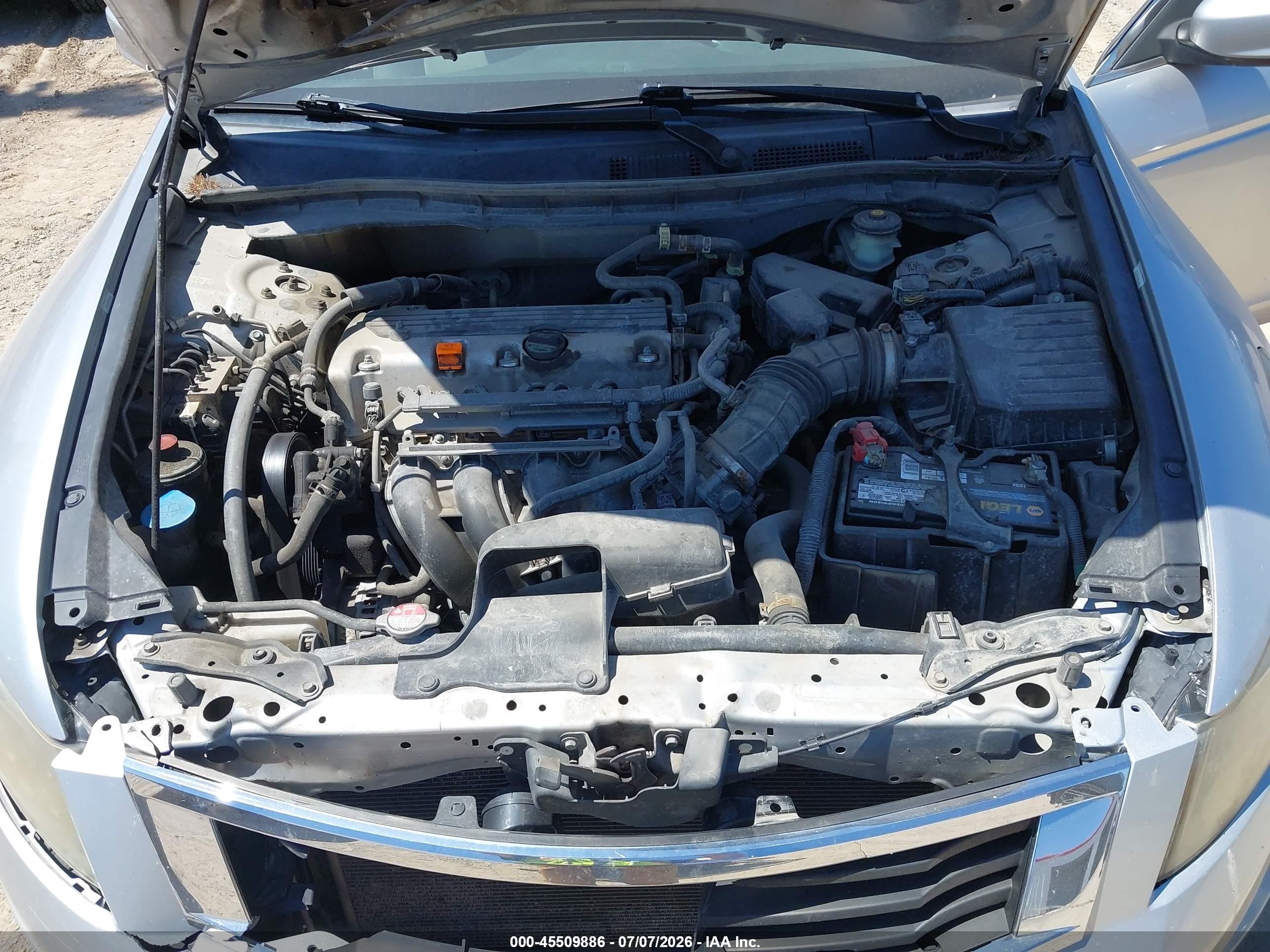 2008 Honda Accord 2.4 Lx-p Silver vin: JHMCP264X8C013877